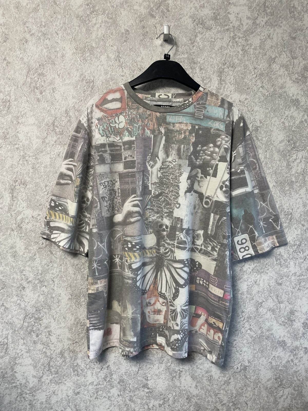 Jaded London Jaded London Allover Print Oversized T-Shirt Y2K Size US M / EU 48-50 / 2 - 1 Thumbnail