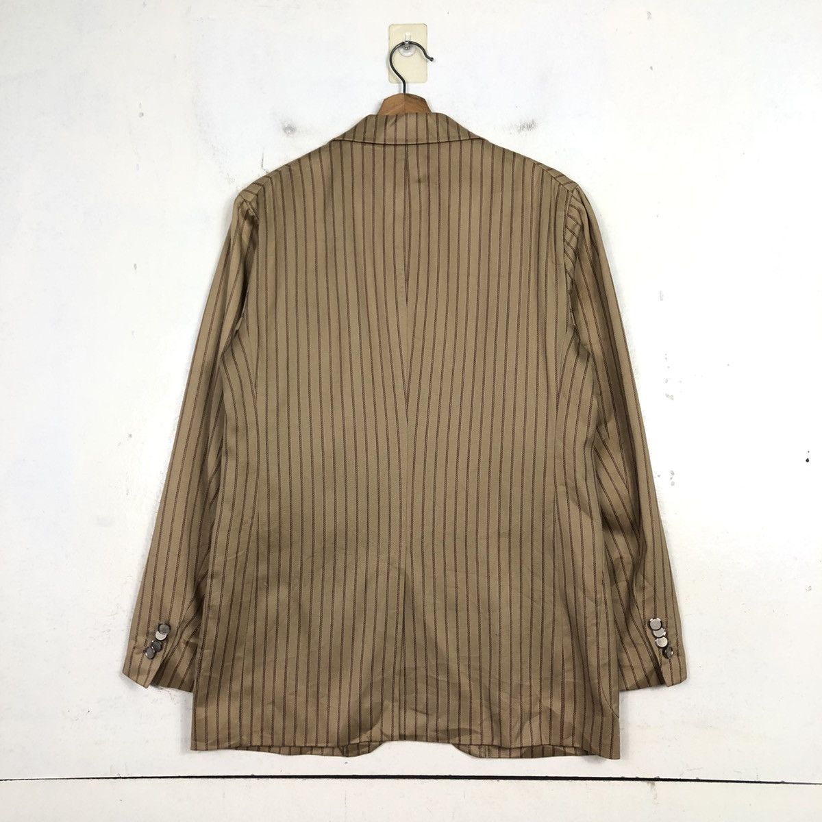 Issey Miyake 💥VINTAGE CHORE WORK JACKET STRIPED SABI SABI Size US M / EU 48-50 / 2 - 10 Thumbnail