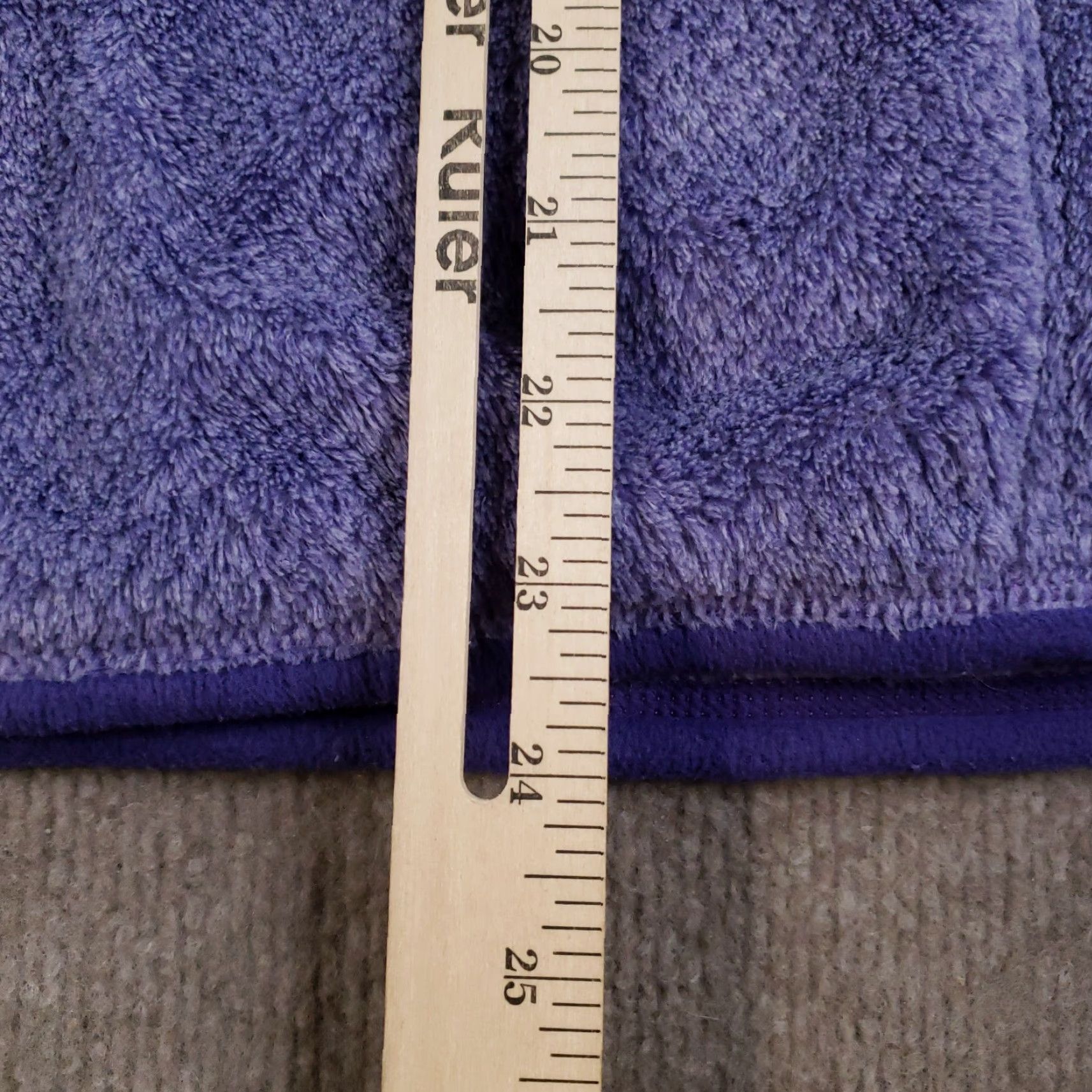 Patagonia Patagonia Sweater Womens Medium Purple Pullover Fleece Pockets 1/4 Zip Mock Neck Casual Outdoor Ski Size M / US 6-8 / IT 42-44 - 5 Thumbnail