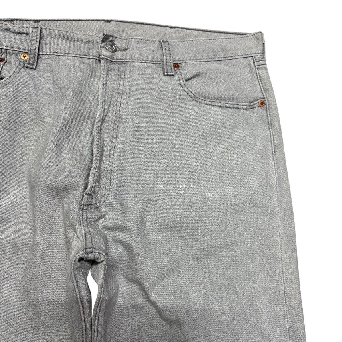 Levi's Levis 501 Grey Denim Jeans Size US 38 / EU 54 - 6 Thumbnail