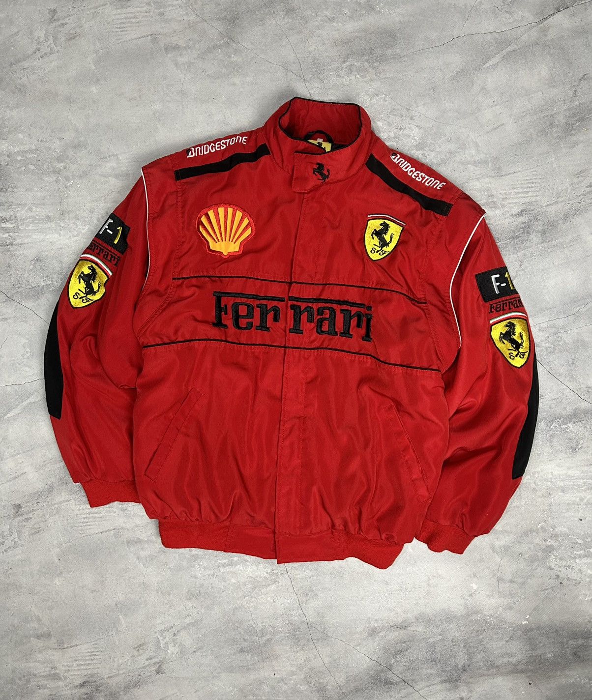 Ferrari Vintage Ferrari Jacket Formula Uno Moto Racin Size US L / EU 52-54 / 3 - 1 Thumbnail
