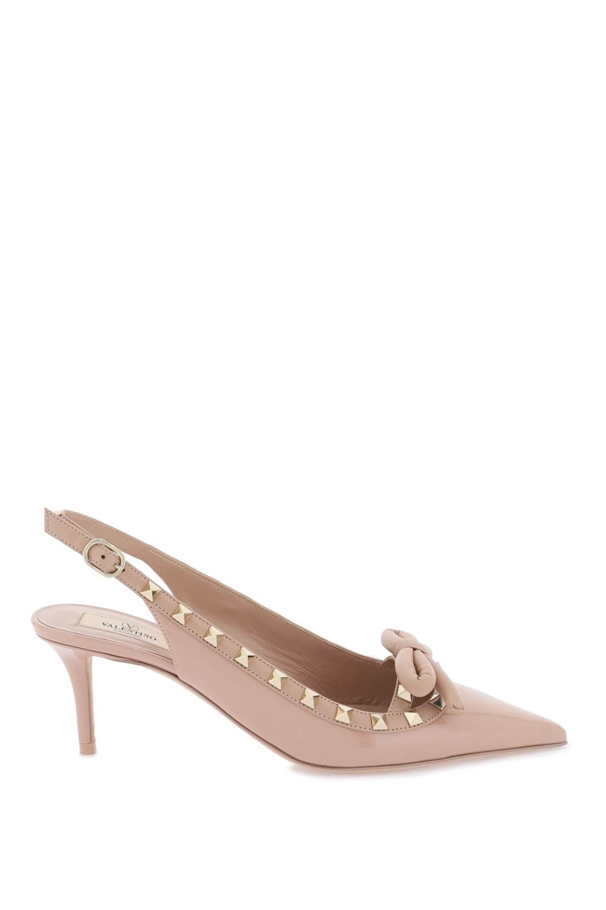 image of Valentino Garavani Rockstud Slingback Pumps Size Eu 38 For Women Shoes