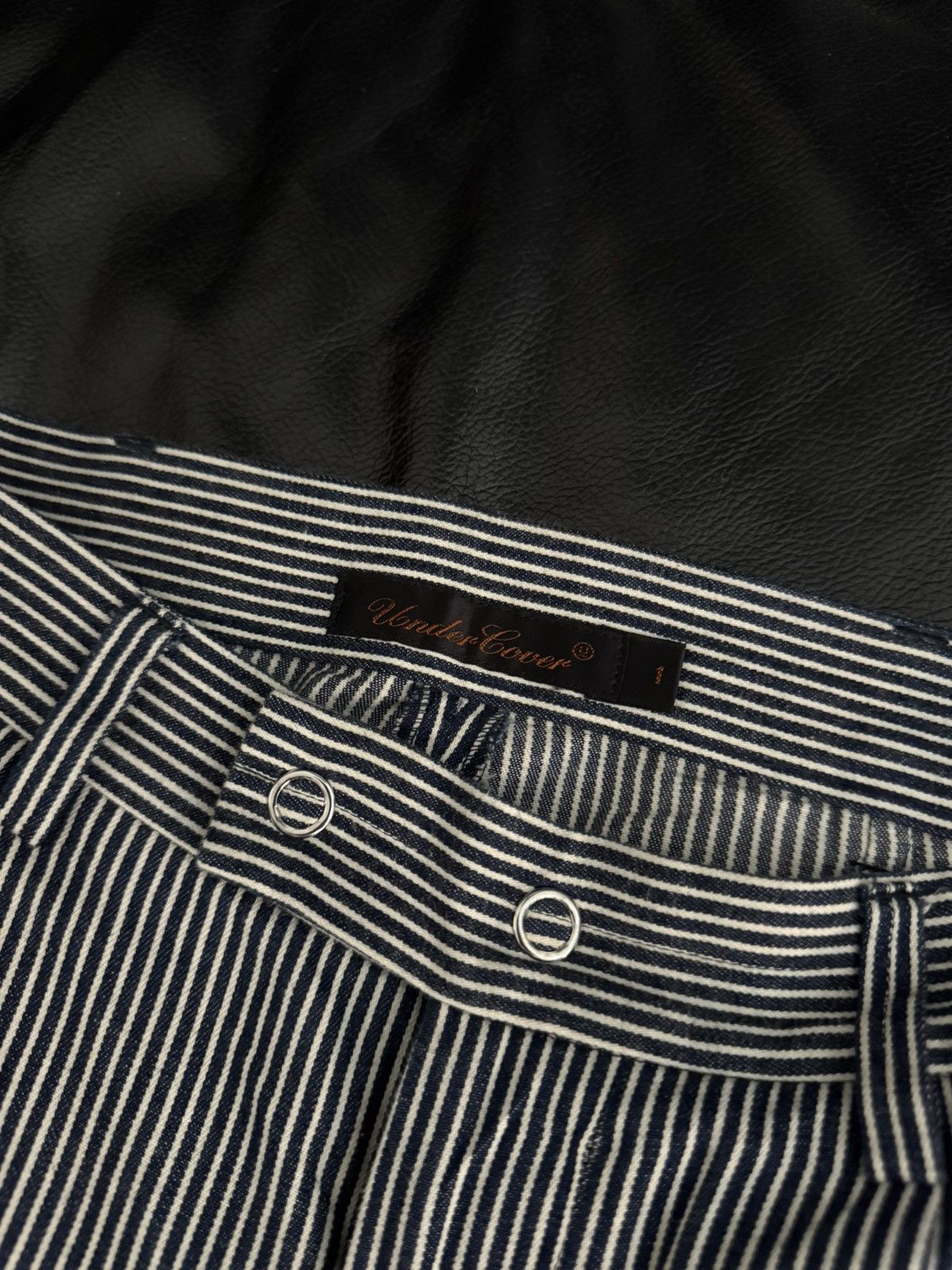 Undercover Undercover SS06 "To The Universe" striped wide pants Size US 27 - 6 Thumbnail