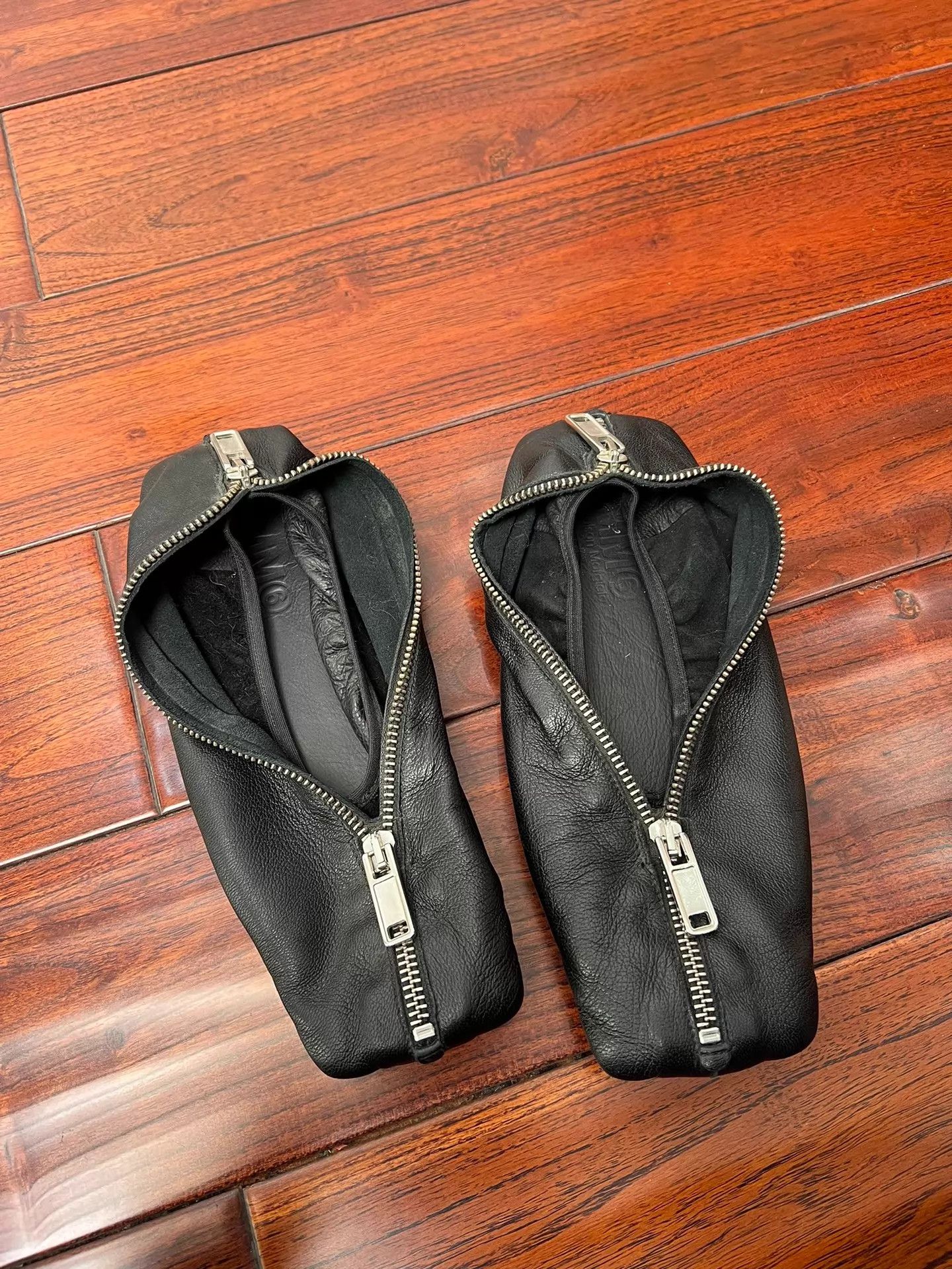 MM6 MM6 Maison Margiela Zipper Flat Boat Shoes Size 37 Size US 6.5 / IT 36.5 - 2 Thumbnail