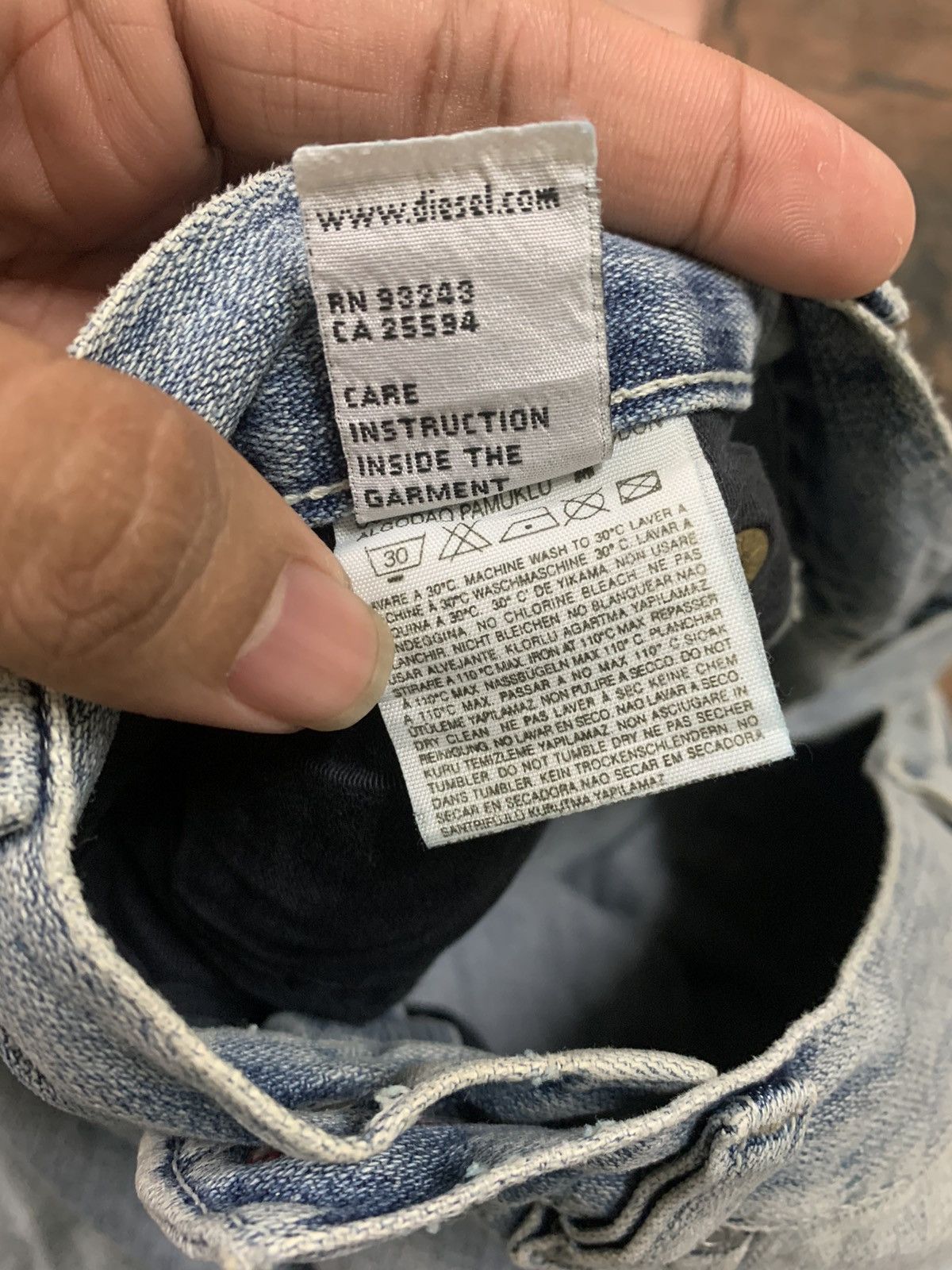 Diesel × If Six Was Nine × Le Grande Bleu (L.G.B.) VINTAGE FLARE DOPE FADED STYLE DIESEL DENIM Size US 28 / EU 44 - 5 Thumbnail