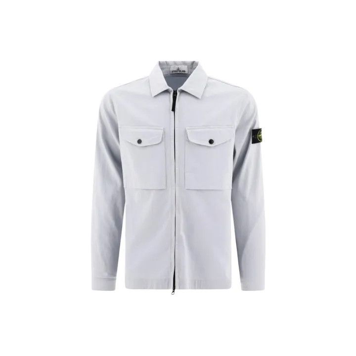 Stone Island Stone Island Long Sleeve Zip Jacket in Light Blue Size US S / EU 44-46 / 1 - 1 Thumbnail