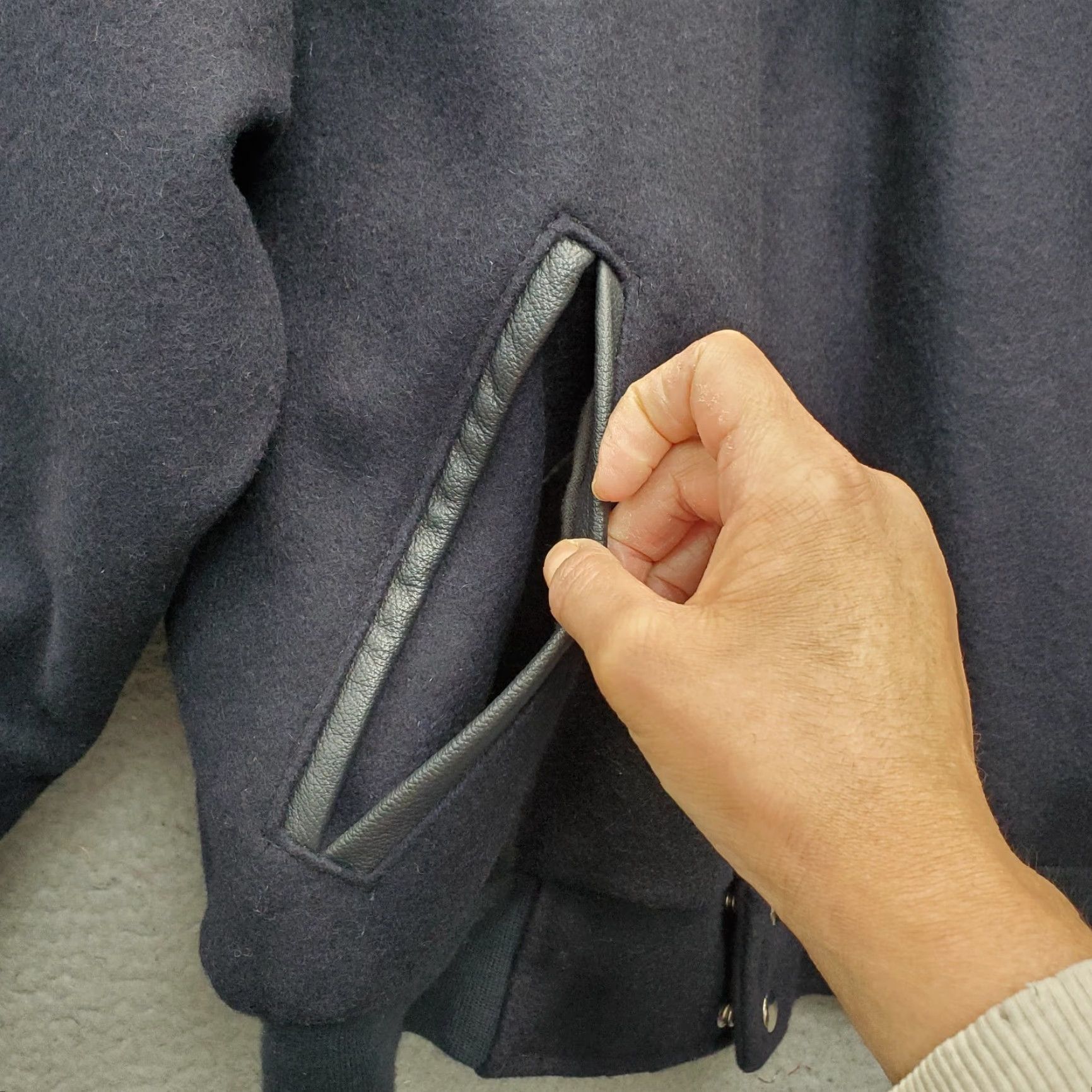 Ford VINTAGE DeMoulin UAW Ford Wool Jacket Men’s L Blue Full Zip Size US L / EU 52-54 / 3 - 4 Thumbnail