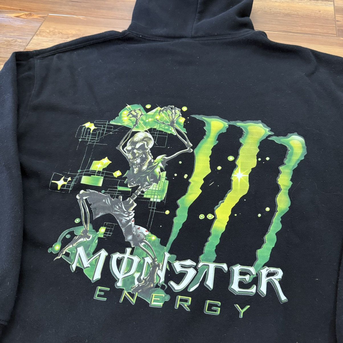Other Monster Energy Black Skeleton Pullover Hoodie Sweatshirt Size US L / EU 52-54 / 3 - 4 Thumbnail