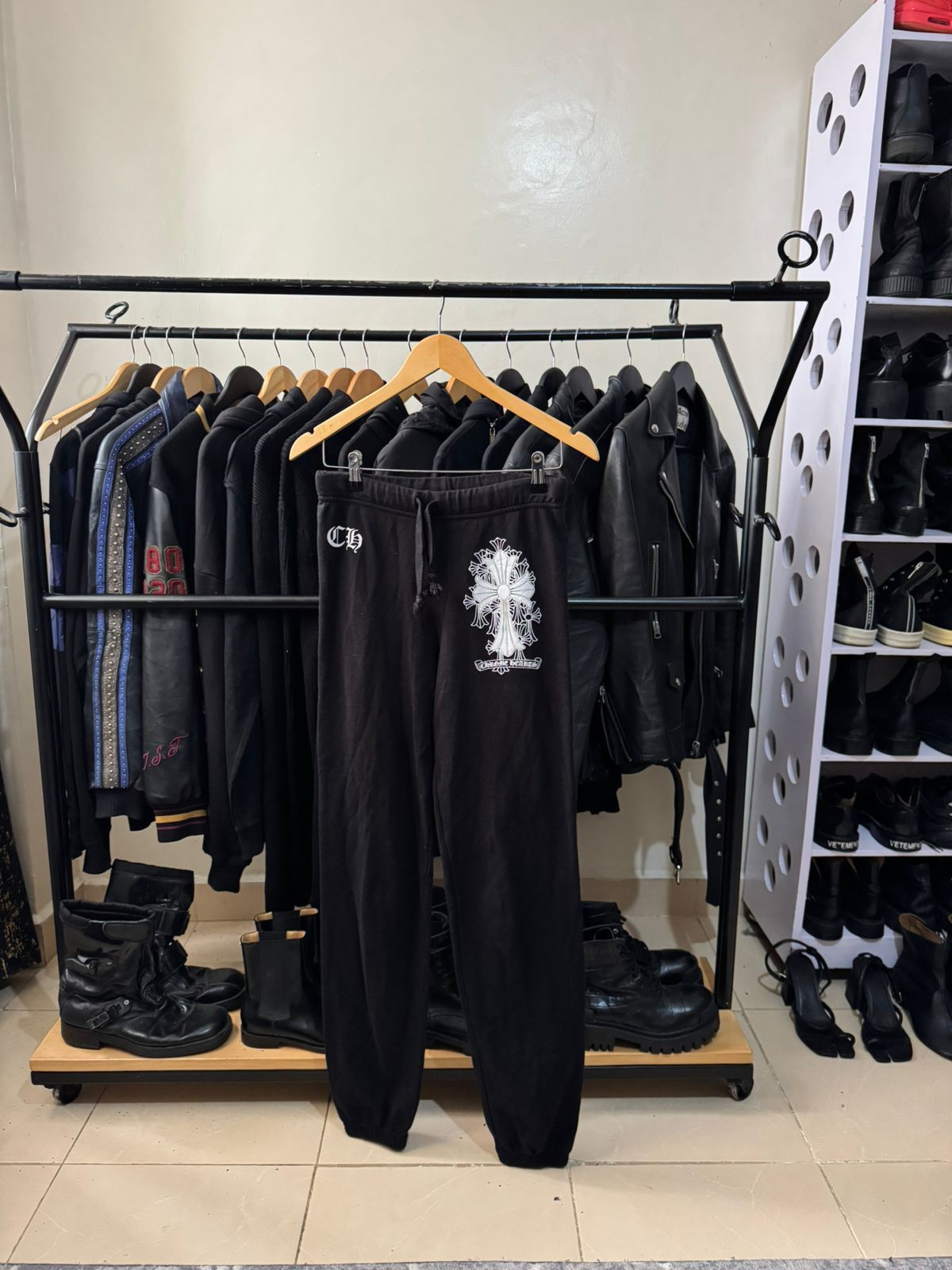 Chrome Hearts Chromehearts multiplecross sweatpants Size US 39 - 2 Thumbnail