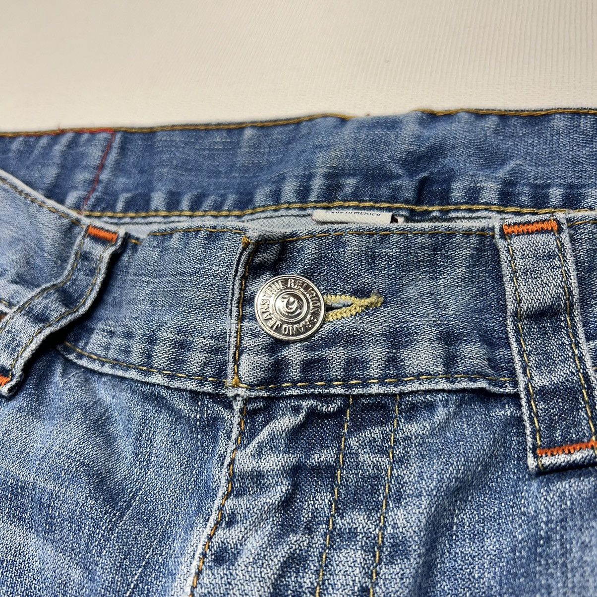 True Religion True Religion Jeans Blue Straight Flap Denim Ricky Washed Size US 36 / EU 52 - 7 Thumbnail