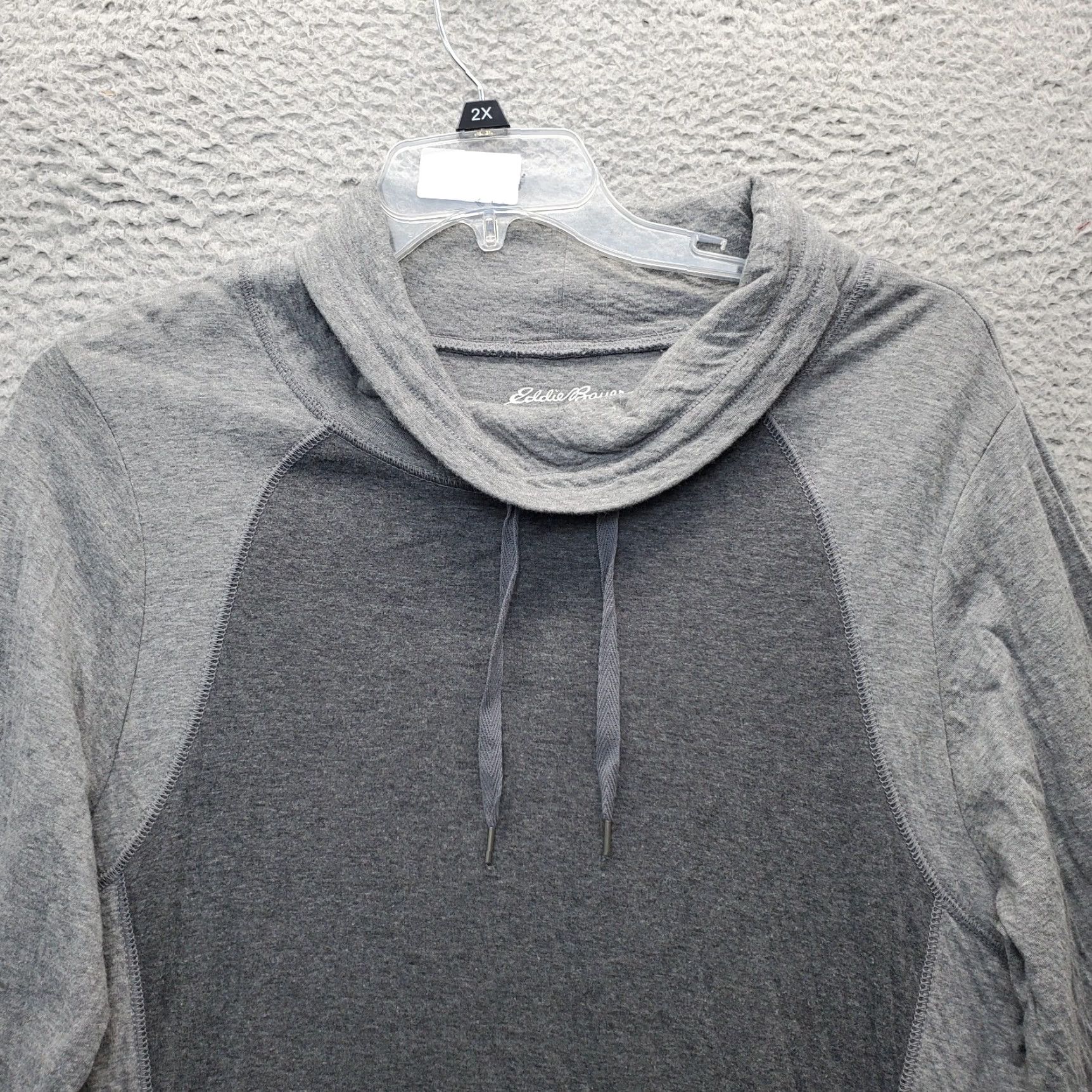 Eddie Bauer Eddie Bauer Sweatshirt Womens 2XL Gray Heather Long Sleeve Cowl Neck Outdoor Size XXL / US 16-18 / IT 52-54 - 5 Thumbnail