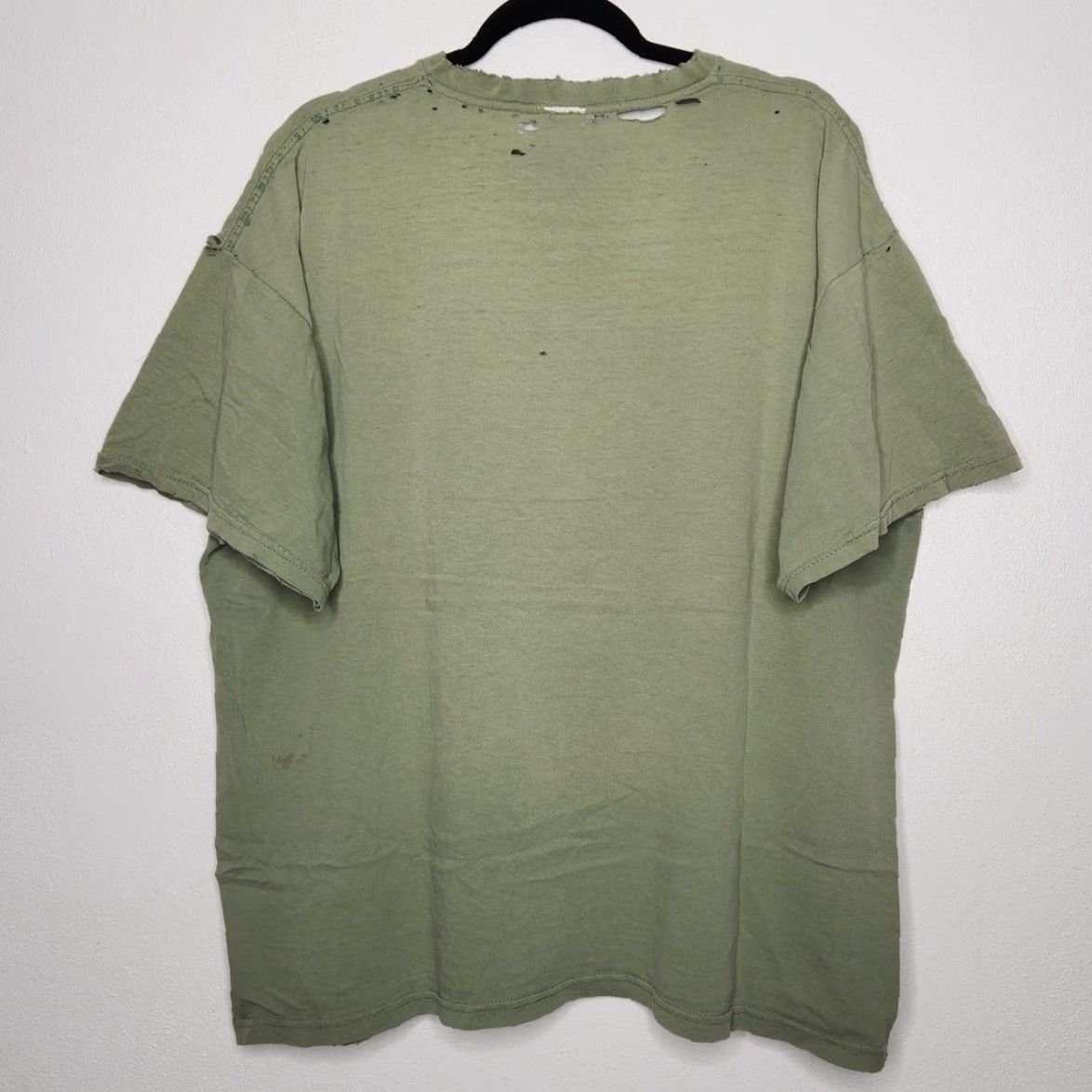 Nike VINTAGE Nike Shirt Distressed Grunge Swoosh Green Nature Thrashed XL Unisex Adults Size US XL / EU 56 / 4 - 7 Thumbnail