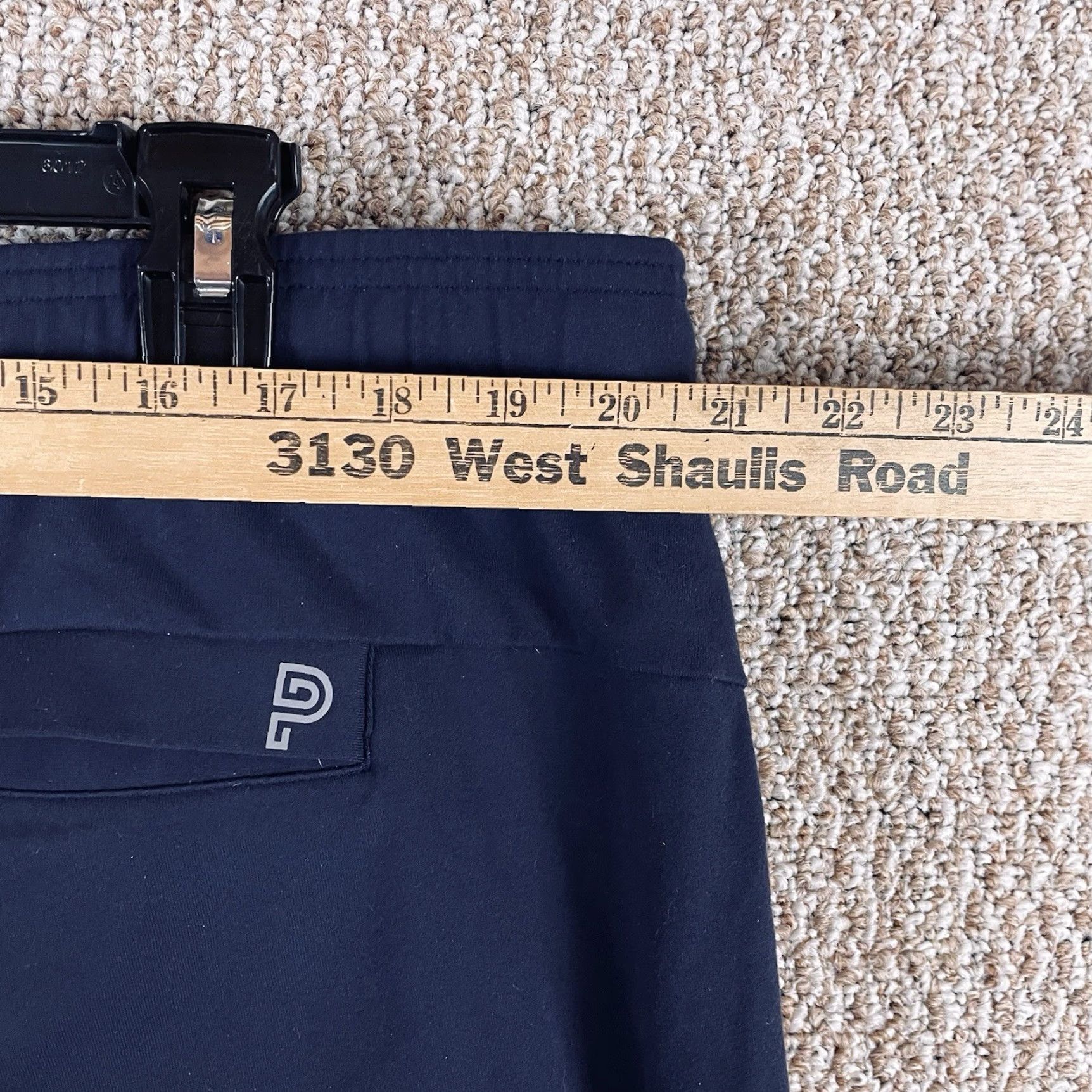 Vintage Public Rec Joggers Mens 42x28 Navy Blue Nylon Spandex Regular Straight Pockets Moisture Wicking All Day Everyday 90s Sports USA Size US 42 / EU 58 - 7 Thumbnail