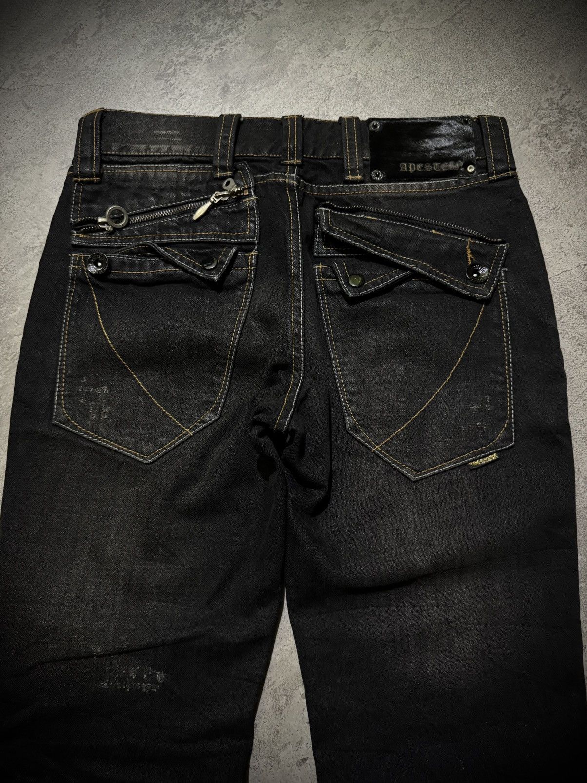Hysteric Glamour Y2k Apestcip Ifsixwasnine Distressed Jeans Size US 31 - 4 Thumbnail