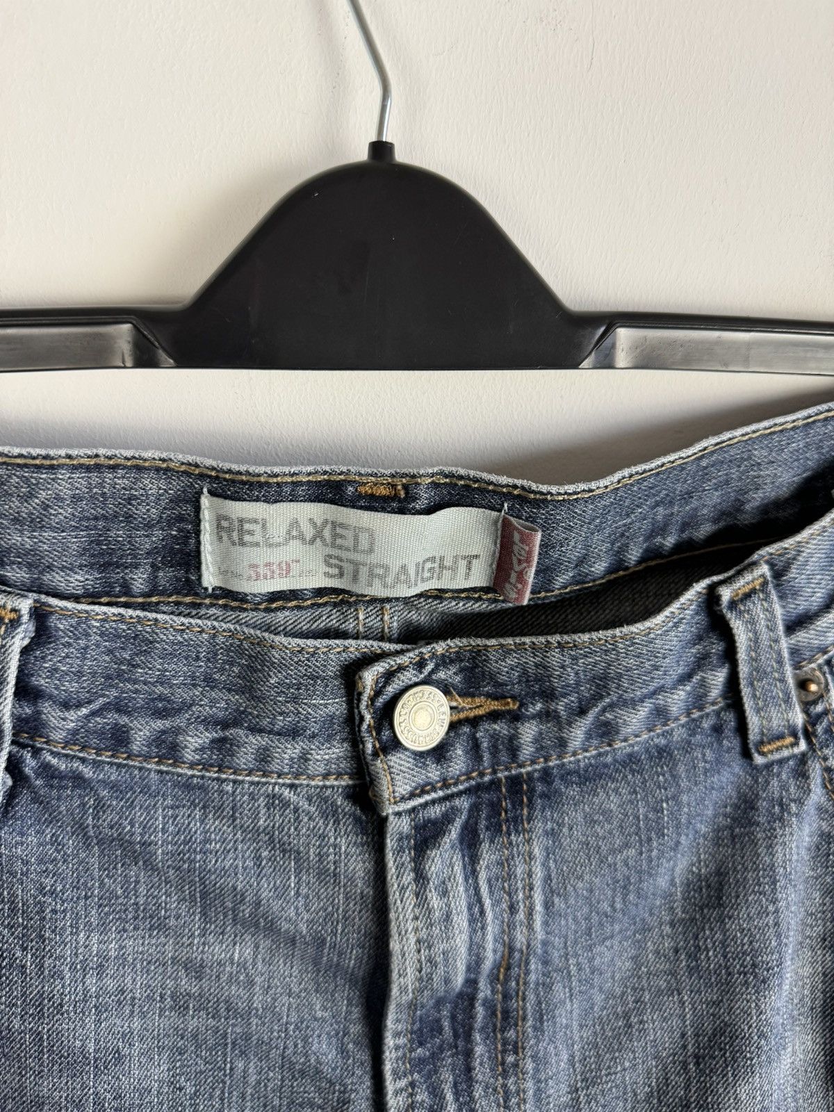 Levi's Vintage Levi’s 559 Made in Mexico Distressed Faded Denim Size US 36 / EU 52 - 7 Thumbnail