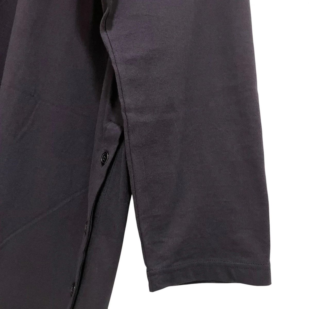 Yohji Yamamoto Yohji Yamamoto pour homme 25SS JERSEY BUTTON HENRY NECK LS T Size US L / EU 52-54 / 3 - 4 Thumbnail