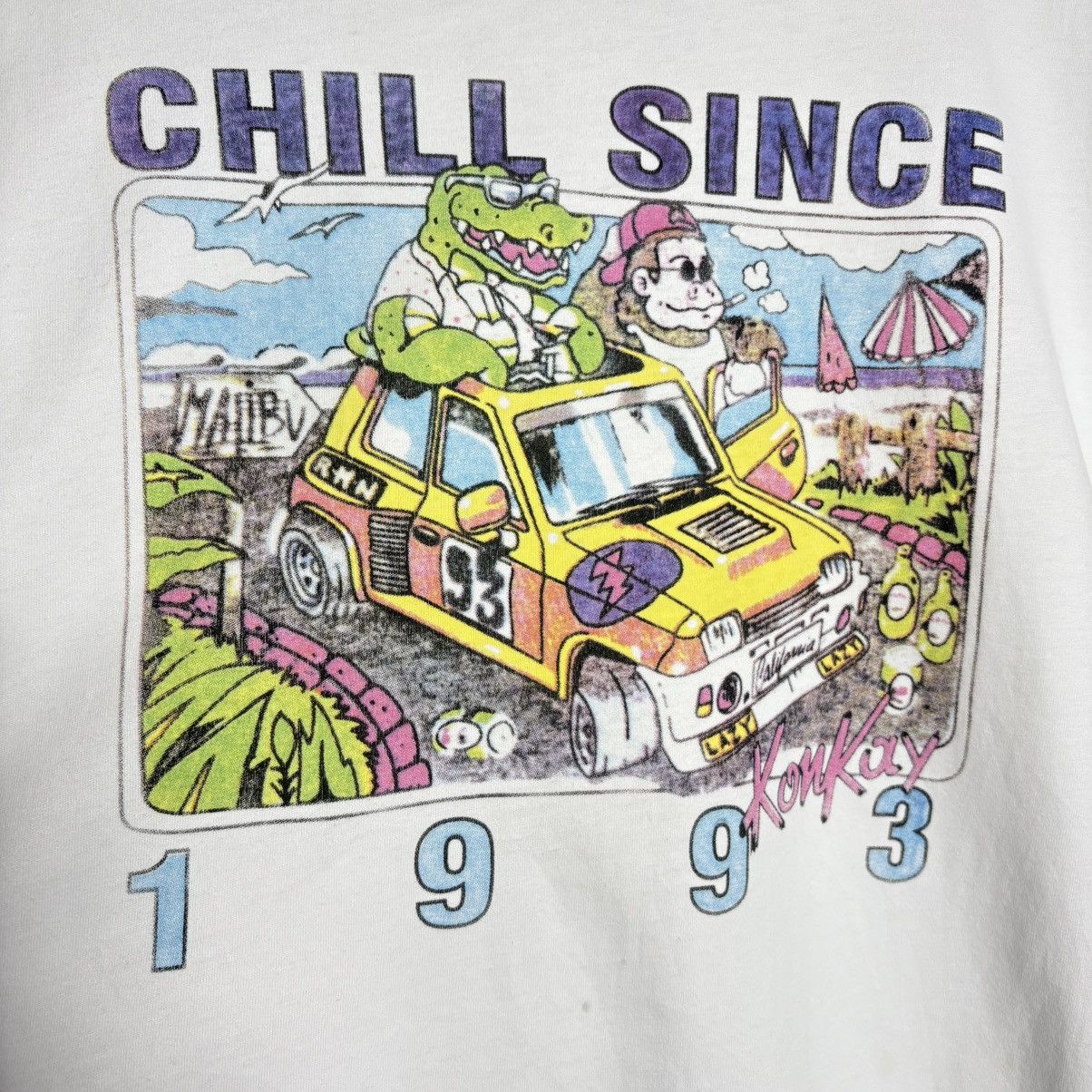 Anime × Vintage Vintage Chill Since 1993 Graphic T-Shirt Size US M / EU 48-50 / 2 - 3 Thumbnail