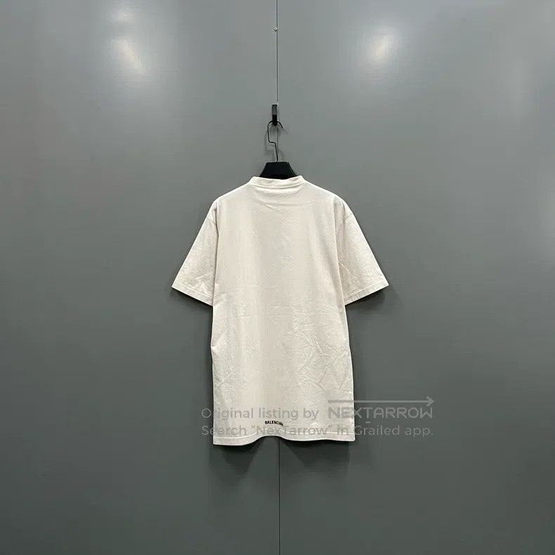 Balenciaga Balenciaga Small Logo Short Sleeve on Back Size US L / EU 52-54 / 3 - 2 Thumbnail
