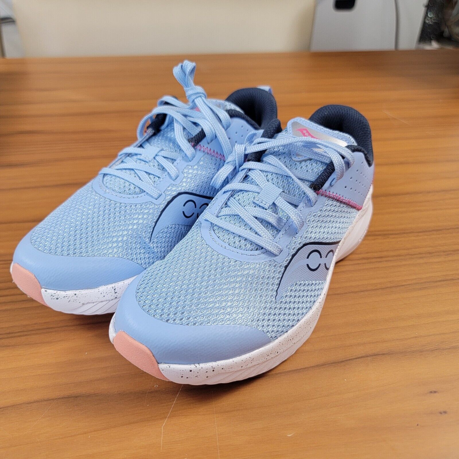 Saucony Kinvara 14 Sneaker, Light Blue, US Unisex Big Kid