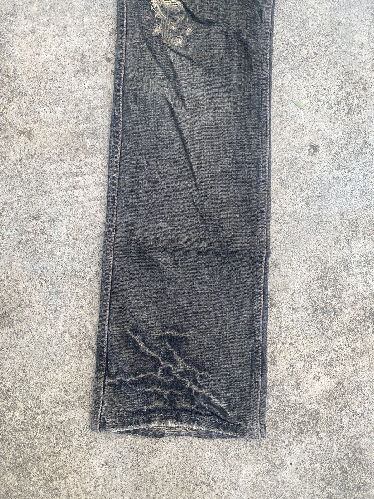 Japanese Brand × Nicole Club Flare Jeans Nicole Club Clawmark Distressed Bootcut Size US 32 / EU 48 - 4 Thumbnail