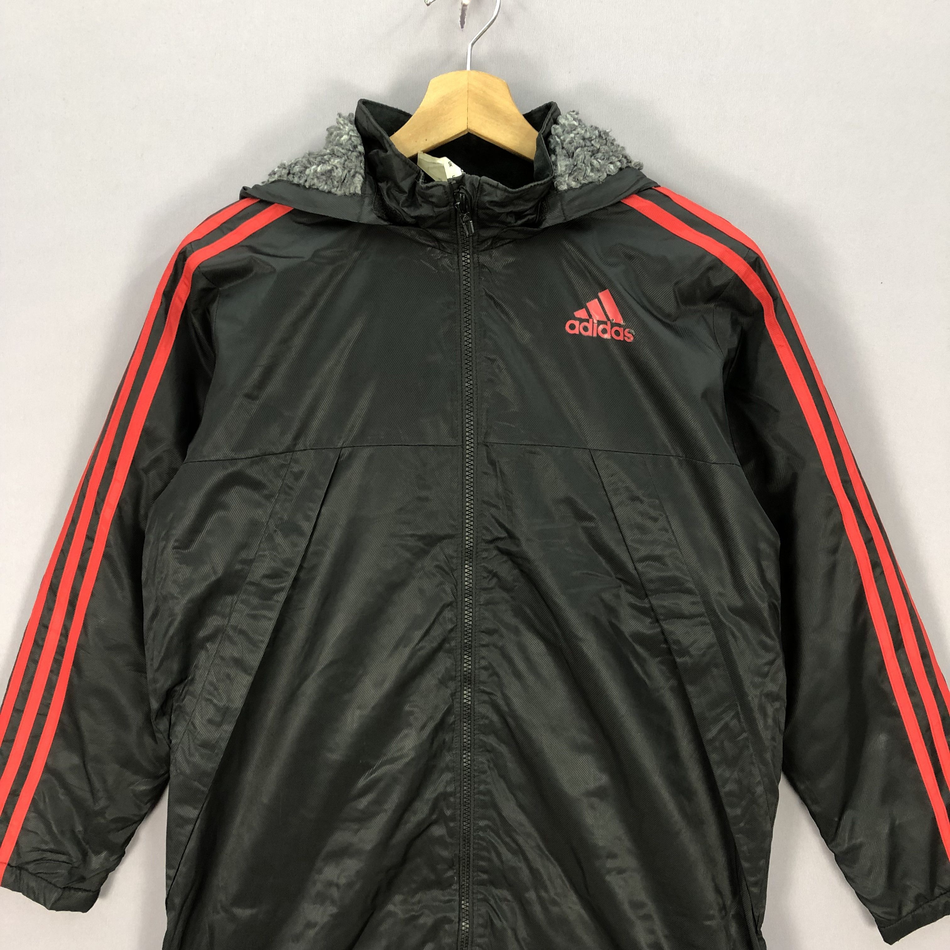 Adidas × Vintage Vintage Adidas Hoodie Windbreaker Coach Long Jacket Size US M / EU 48-50 / 2 - 6 Thumbnail