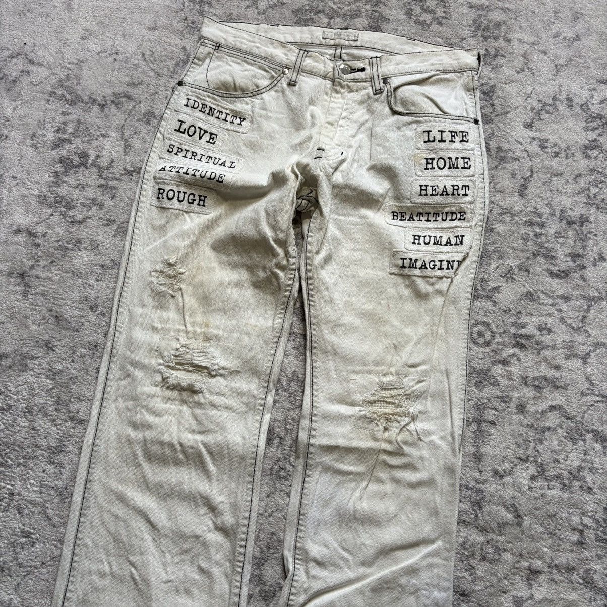 Number (N)ine Number (N)ine SS02 Modern Age Poem Patchwork Jeans | Size 2 Size US 30 / EU 46 - 3 Thumbnail