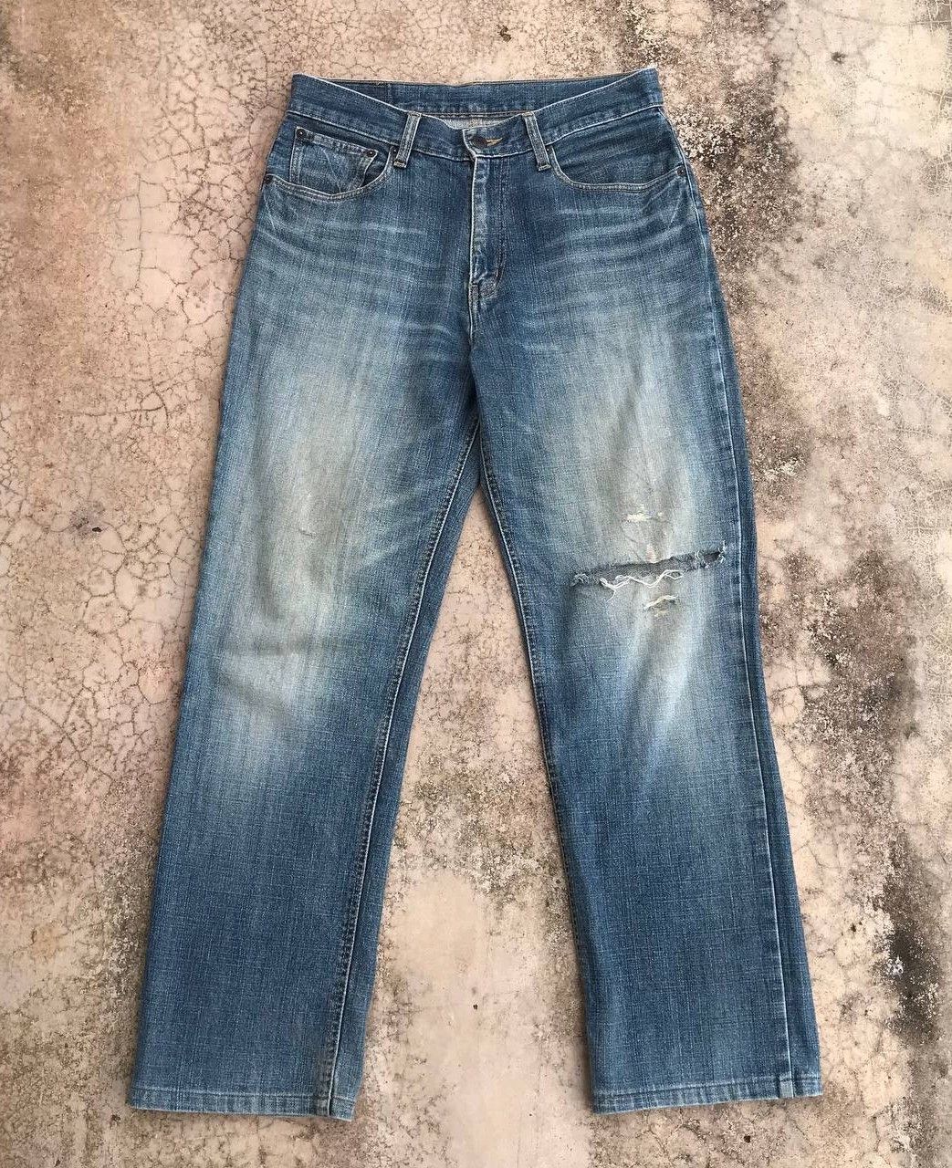 Kansai Yamamoto VINTAGE KANSAI YAMAMOTO DISTRESSED DENIM W29X29 Size US 29 - 6 Thumbnail