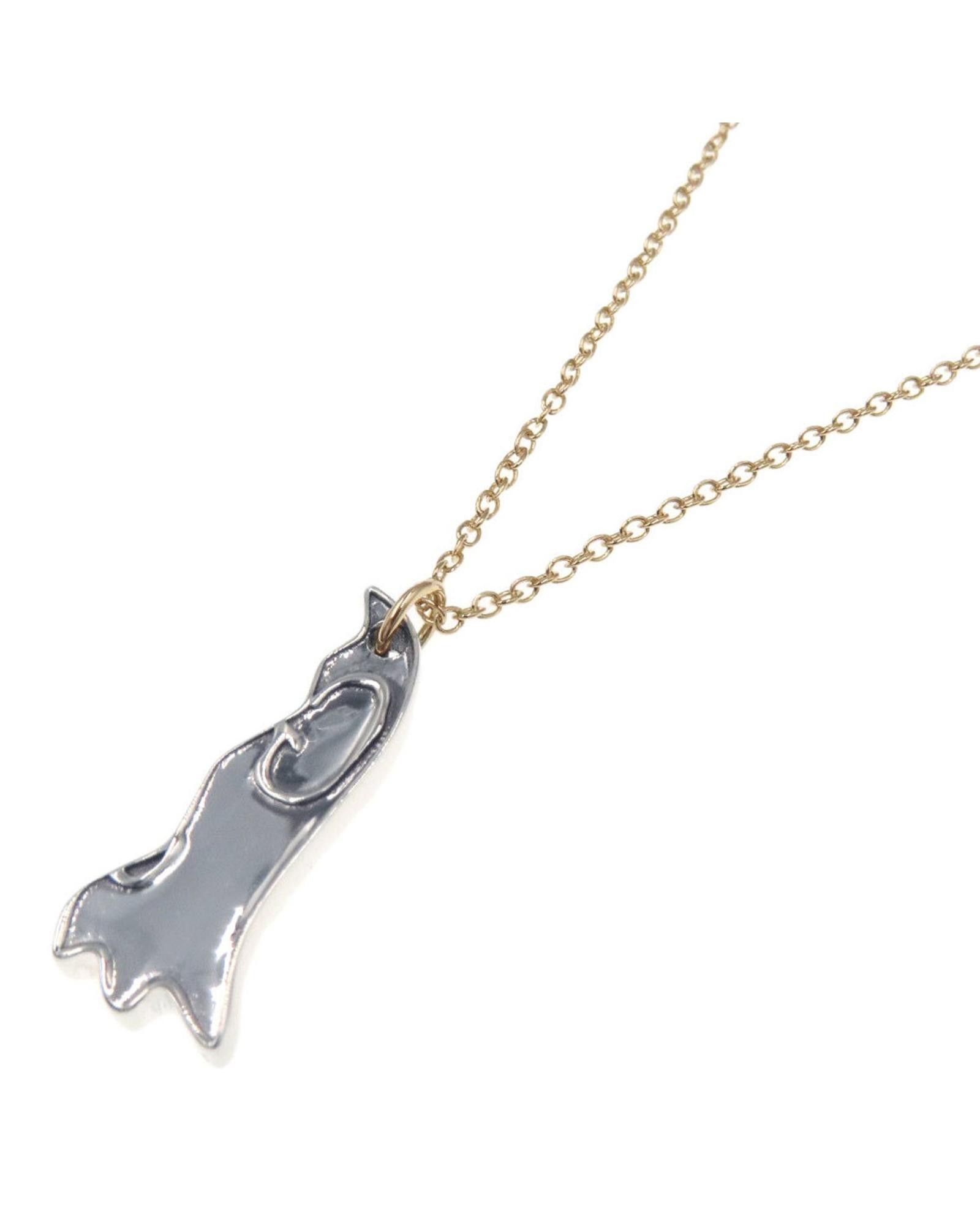 image of Sleek And Sophisticated Gucci Necklace in Gold, Women's