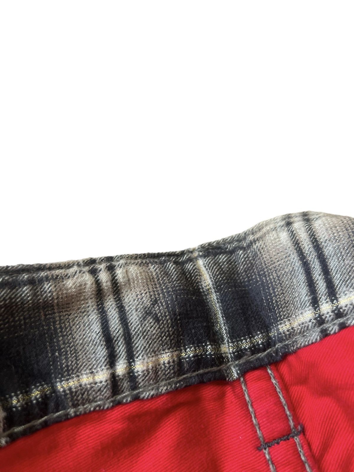 FranCisT MOR.K.S Francist Mor.K.S Japan Tartan Plaid Cow Leather Patch Size US 30 / EU 46 - 25 Thumbnail