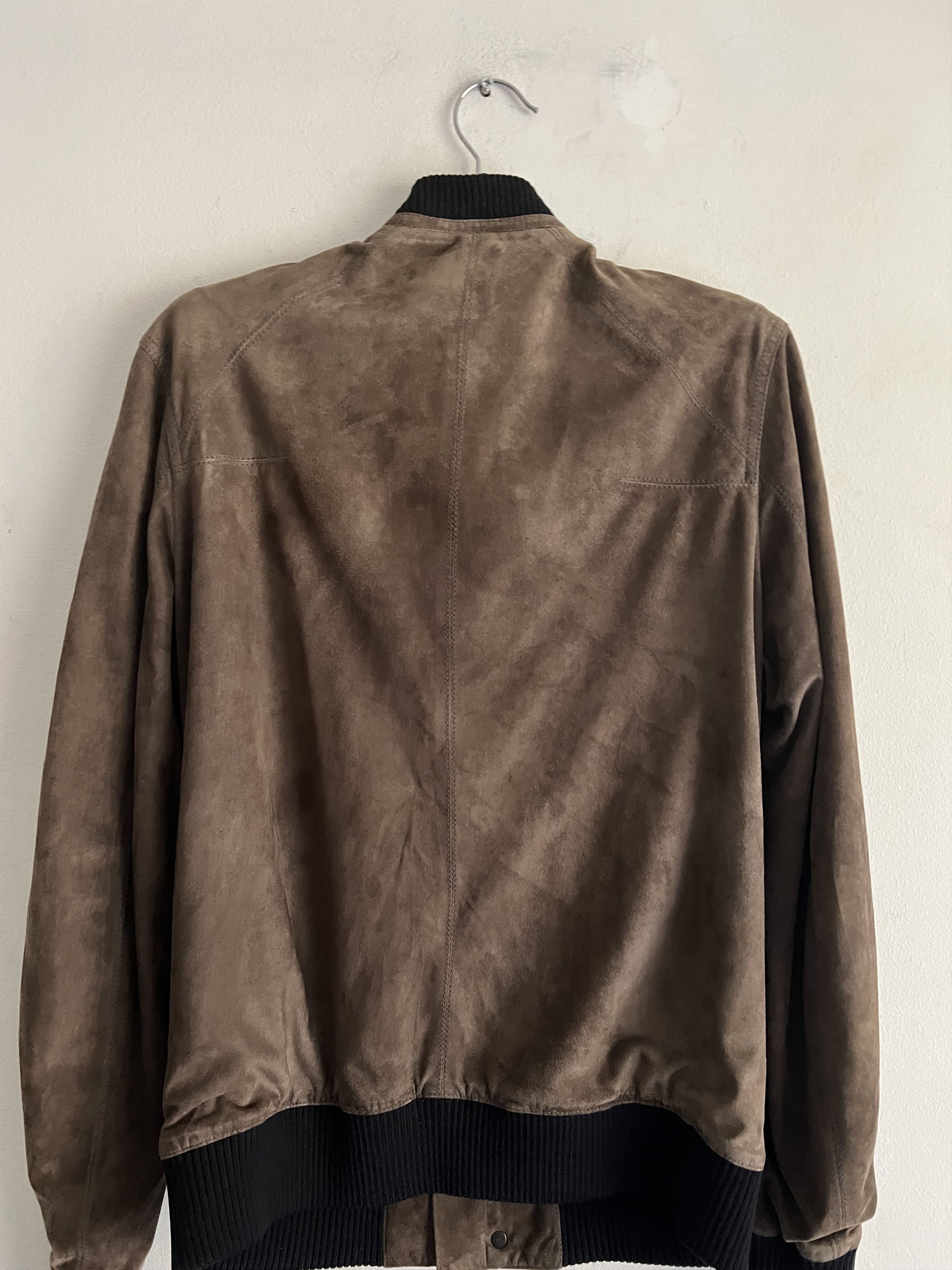 Dior × Hedi Slimane Suede Bomber Jacket Size US M / EU 48-50 / 2 - 6 Thumbnail