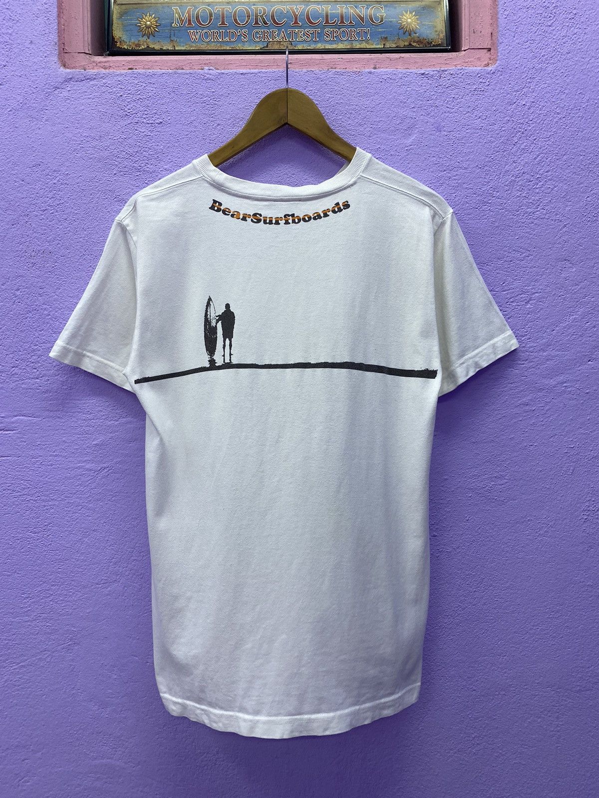 Vintage Vintage Bear Surfboards Nice printed Tshirt Size US M / EU 48-50 / 2 - 2 Thumbnail