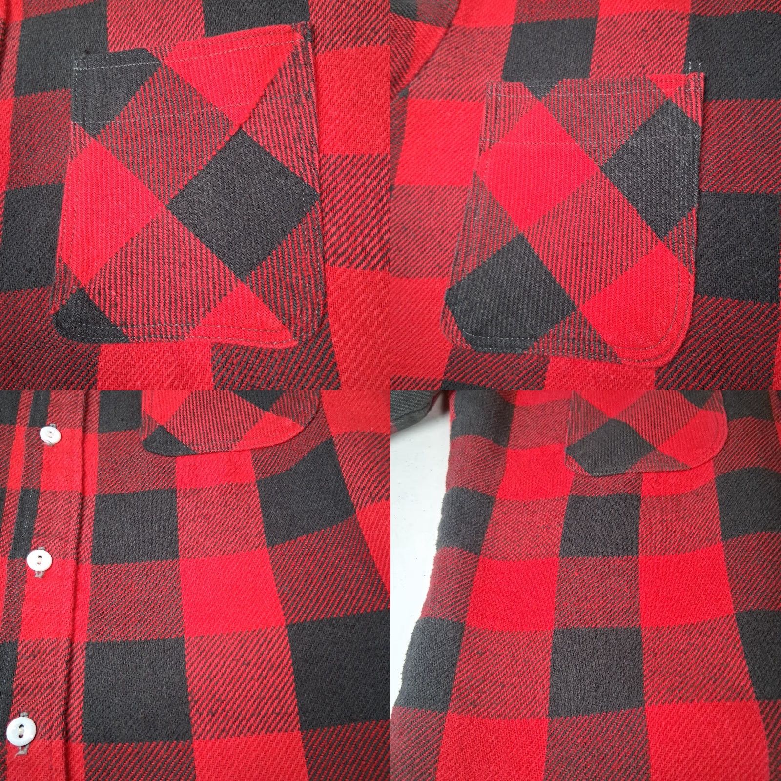 JCPenney VINTAGE JC Penney Big Mac Flannel Shirt Men M Tall Red Buffalo Plaid Workwear Shirt Size US M / EU 48-50 / 2 - 10 Thumbnail