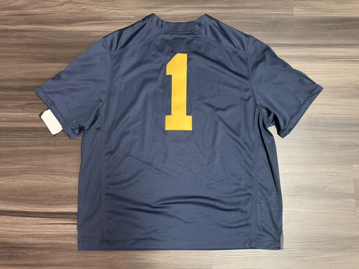 Nike 3XL Jordan Michigan Wolverines #1 NCAA Stitched Game Jersey Size US XXL / EU 58 / 5 - 10 Thumbnail