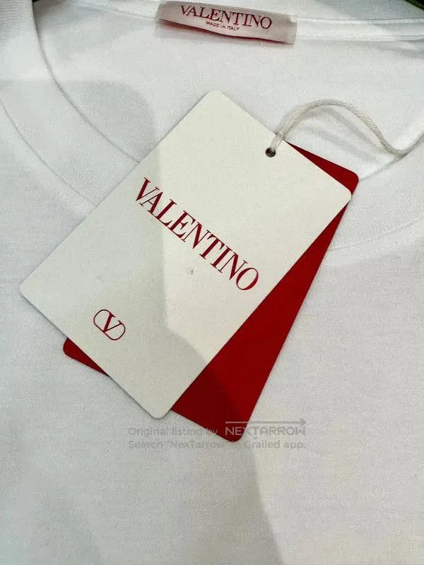 Valentino Valentino White Cotton T-shirt for Men . Size US L / EU 52-54 / 3 - 3 Thumbnail