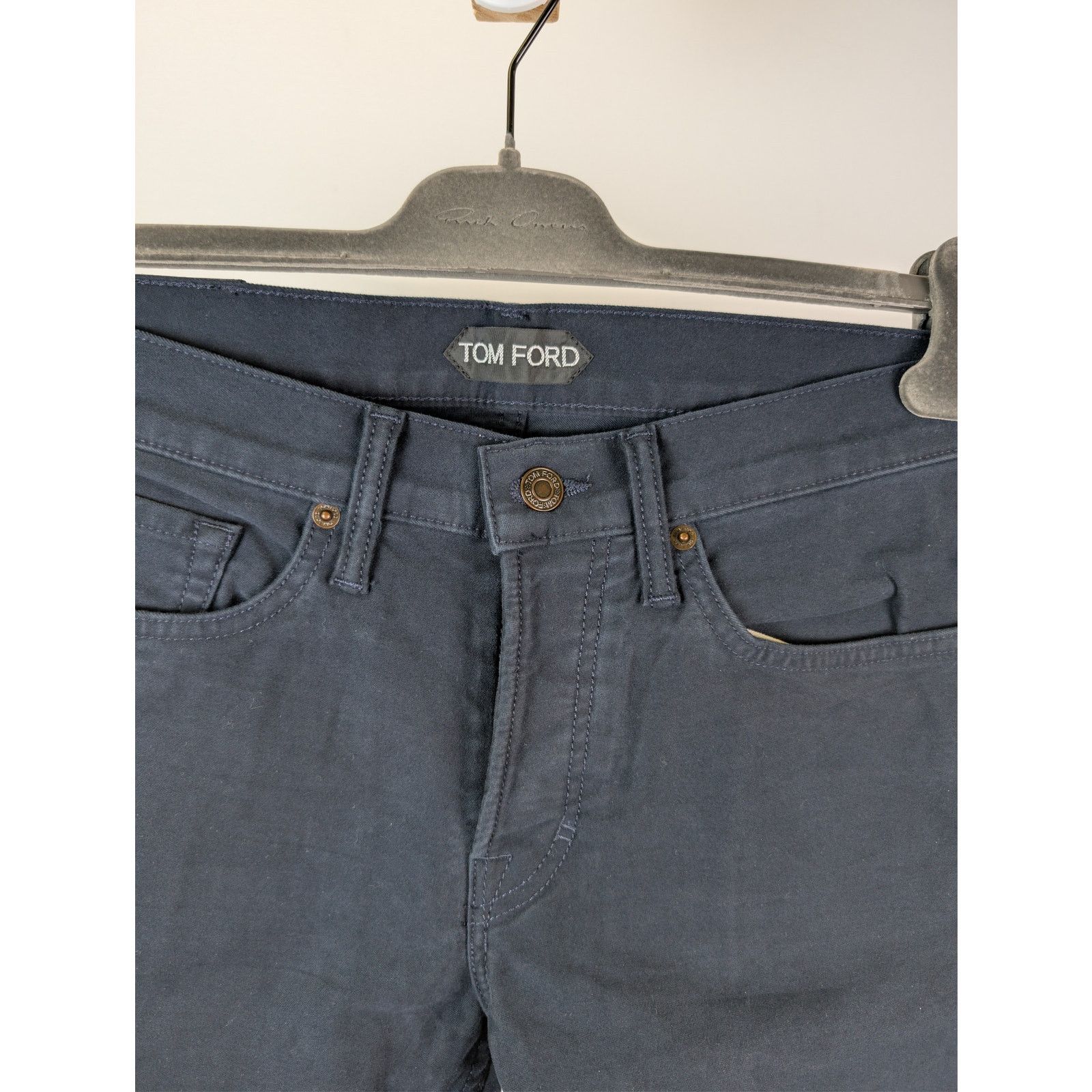 Tom Ford o1rshd1 Straight Fit Denim Jeans in Blue Size US 30 / EU 46 - 9 Thumbnail