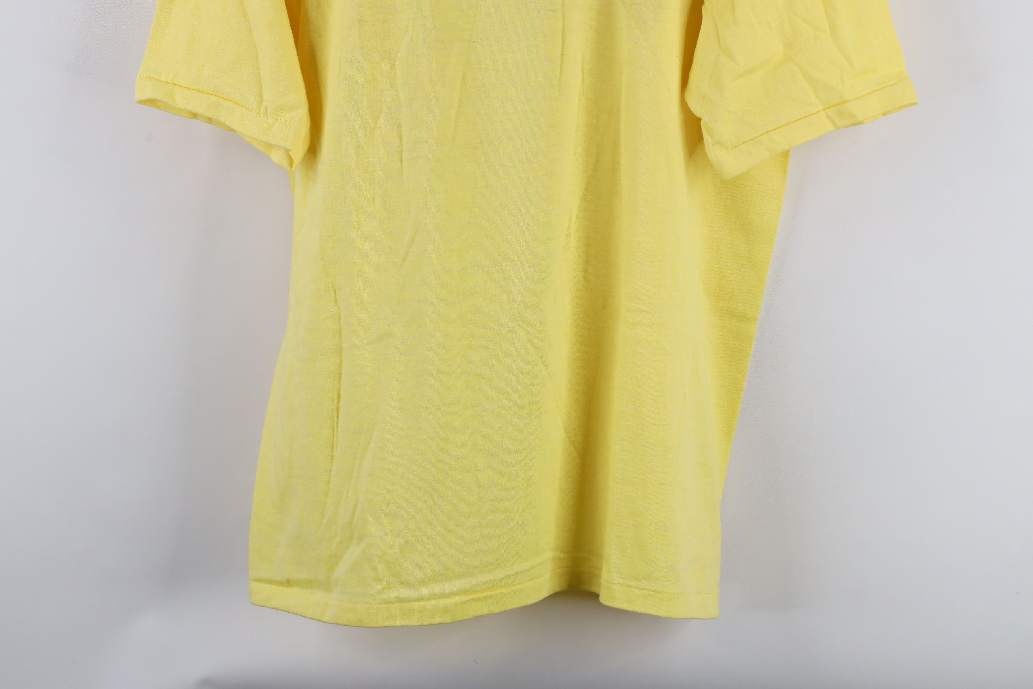 Vintage Vintage 70s Safety Truck Roadeo Trucking T-Shirt Yellow USA Size US XL / EU 56 / 4 - 3 Thumbnail