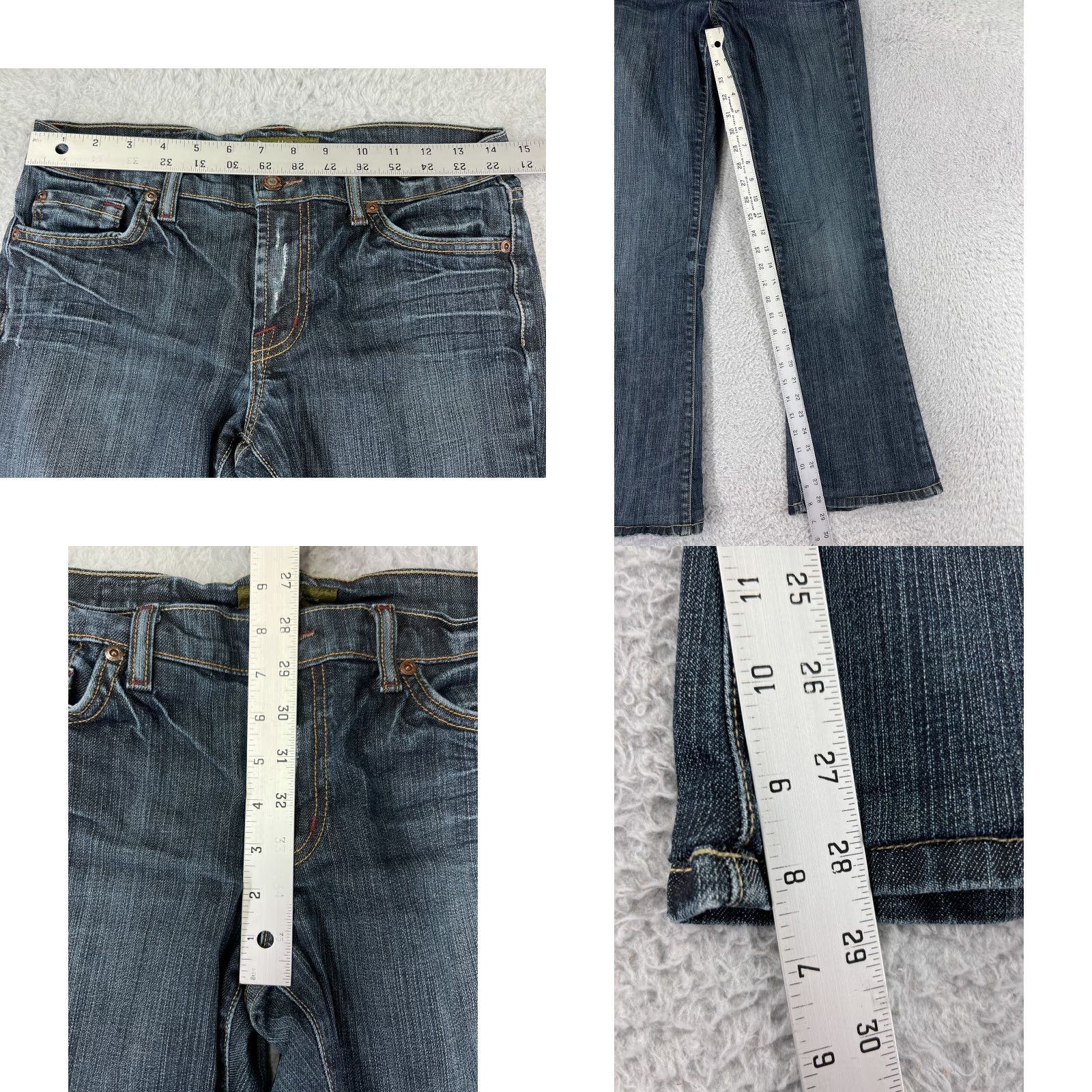 Vintage David Kahn Jeans Women 28 Blue Bootcut Embroidered Made In USA Nikki Size 28" / US 6 / IT 42 - 9 Thumbnail