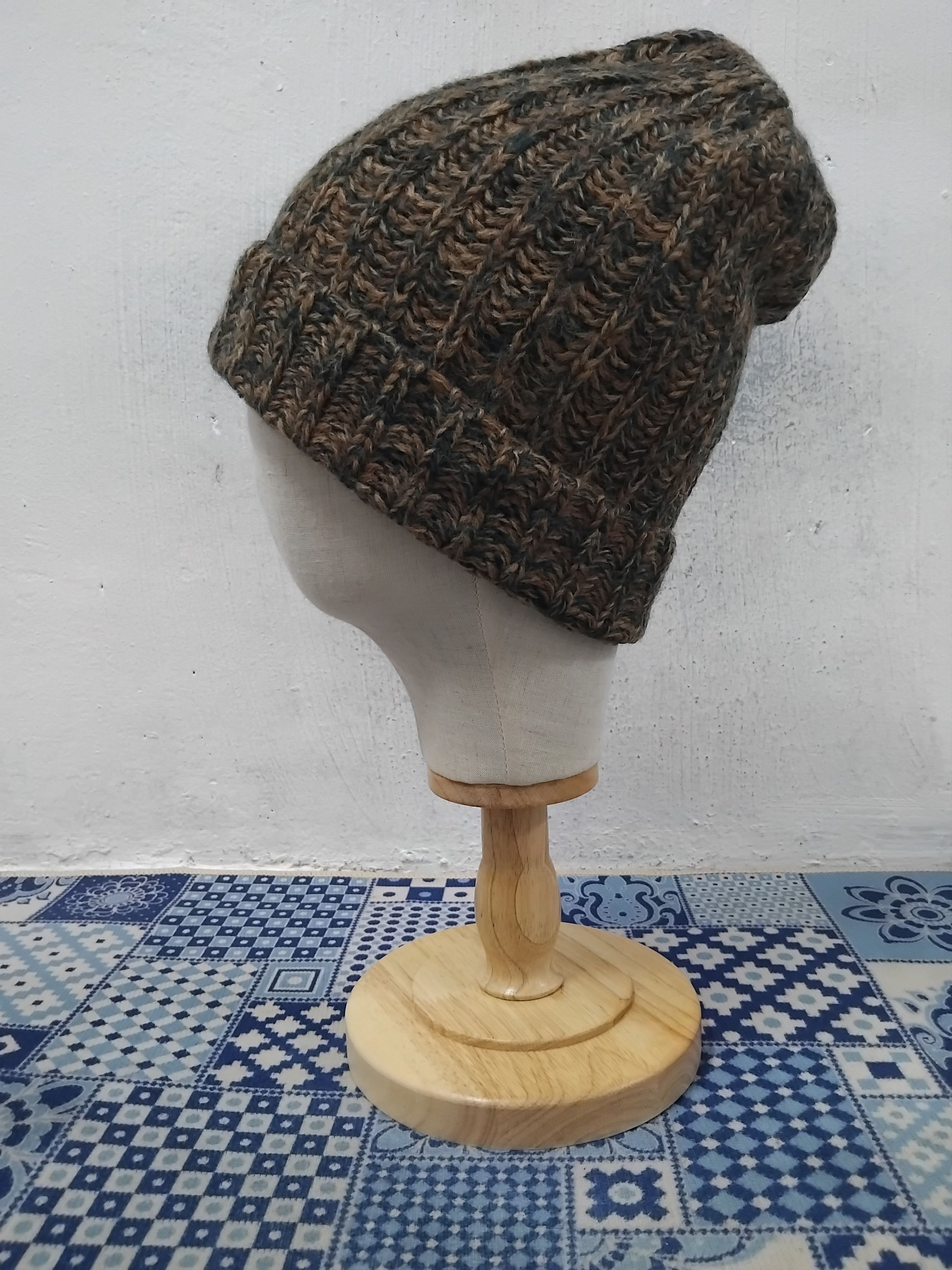 Japanese Brand 💥Unnamed brown colour Japanese style beanie Size ONE SIZE - 3 Thumbnail