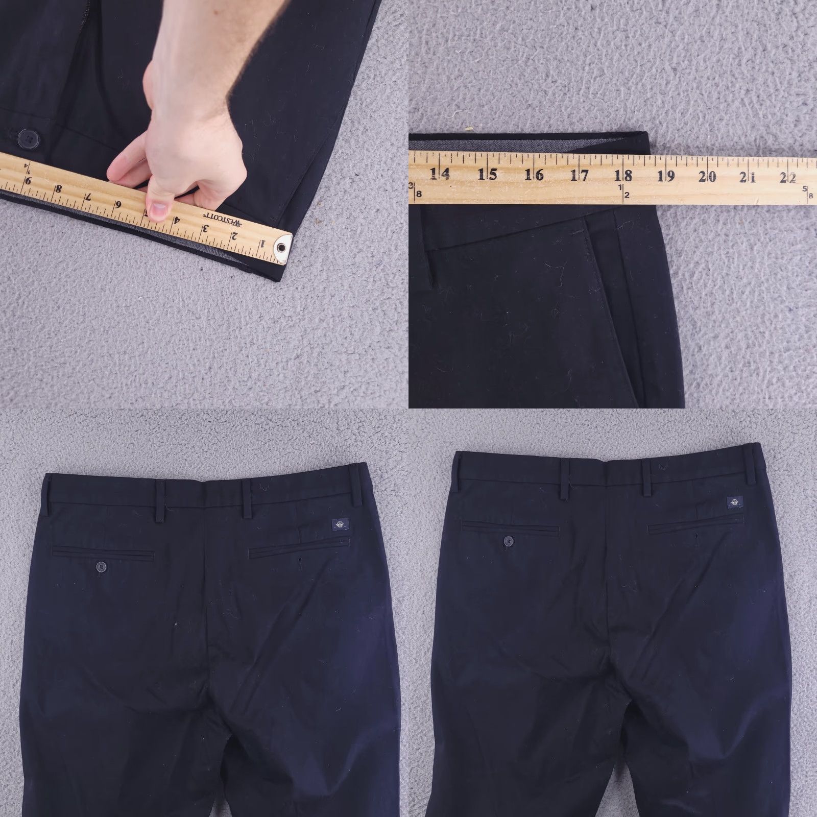 Dockers DOCKERS Pants Mens 36x30 Straight Cotton Black Casual Dress Pants Size US 36 / EU 52 - 8 Thumbnail