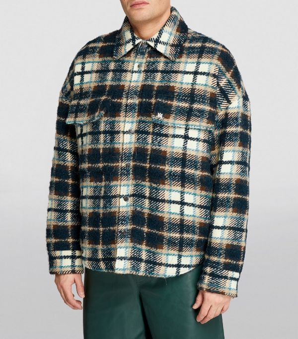 Amiri Amiri Quilted Plaid Flannel Jacket Size US L / EU 52-54 / 3 - 10 Thumbnail