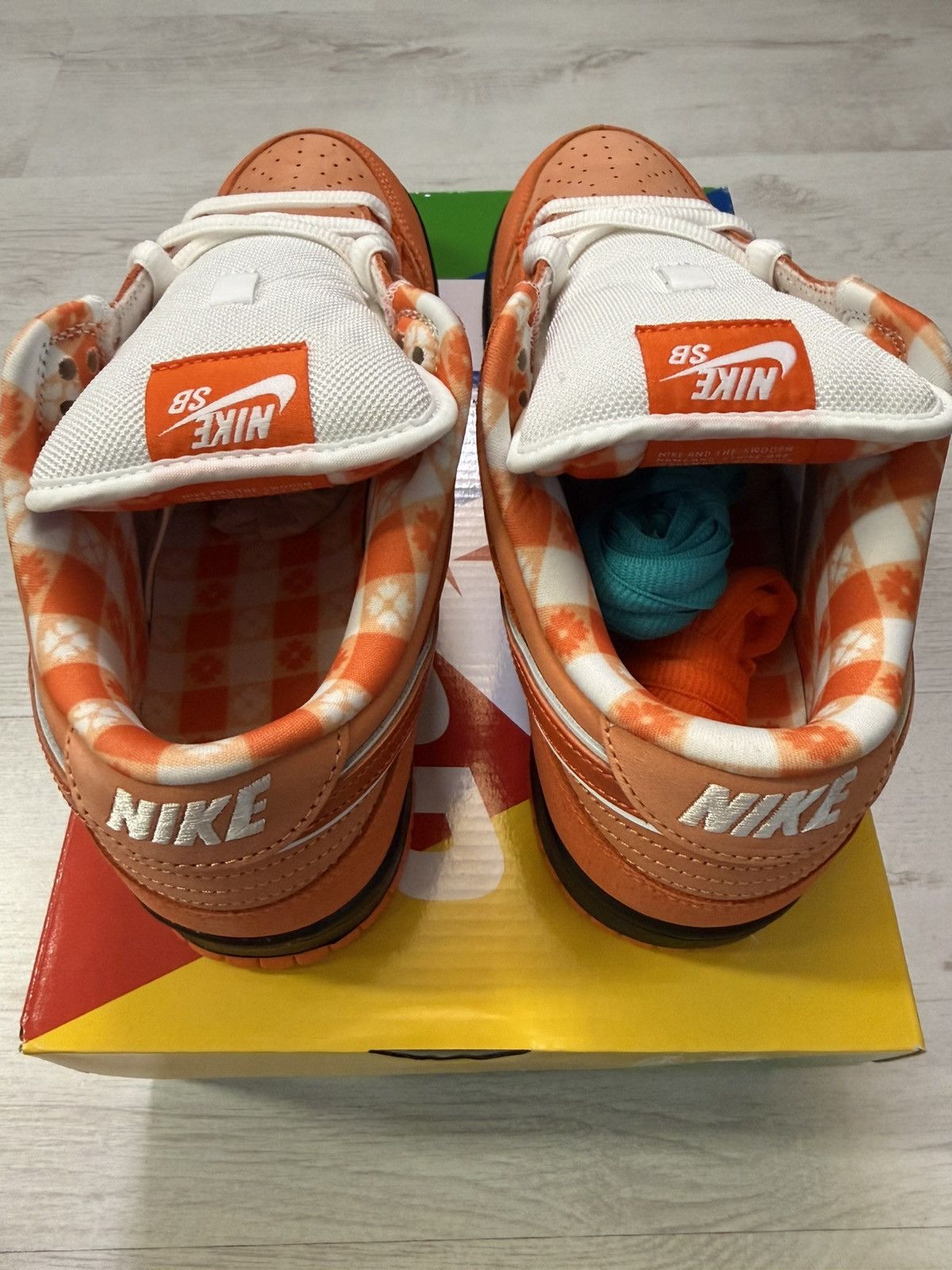 Nike 2022 Nike SB Dunk Low Concepts Orange Lobster Special Box Size US 9.5 / EU 42-43 - 6 Thumbnail