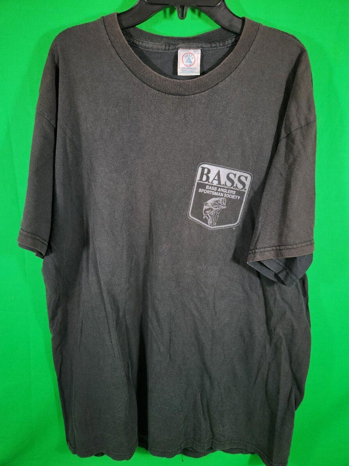 Delta Vintage 1997 Bass Anglers Society L Black Graphic Print Size US L / EU 52-54 / 3 - 2 Thumbnail