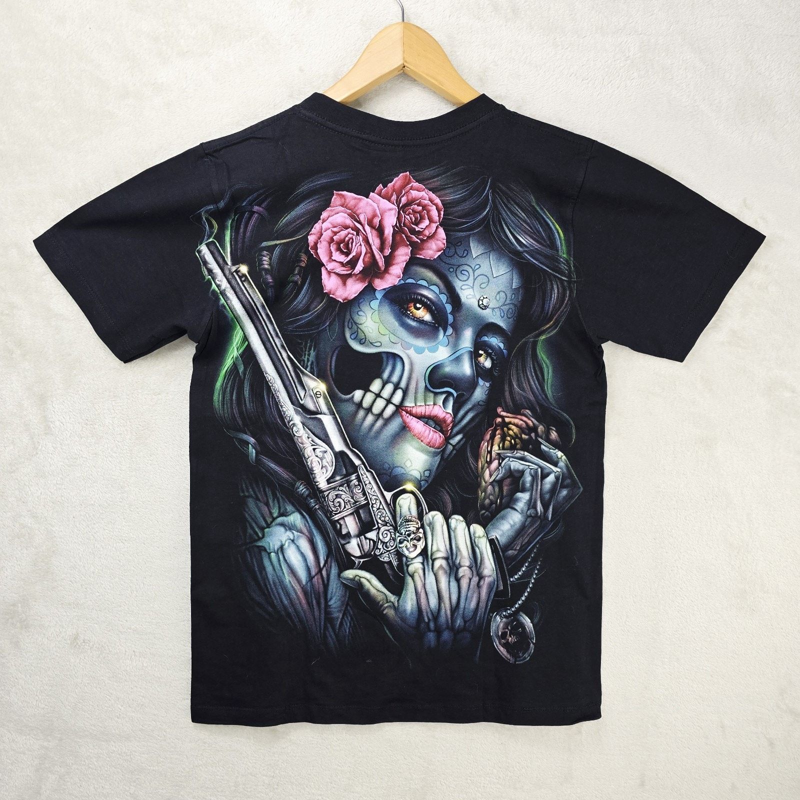 Other Thanabat Zombie Girl Shirt Small Glow In Dark AOP Muertos Size US S / EU 44-46 / 1 - 4 Thumbnail