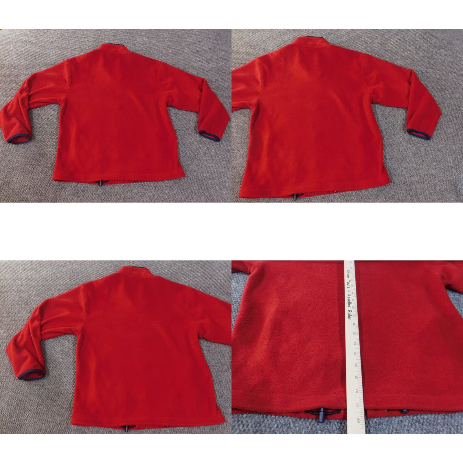 Izod IZOD fleece jacket Mens Red M Polyester Logo Classic Jacket Casual Fall Winter Size US M / EU 48-50 / 2 - 8 Thumbnail