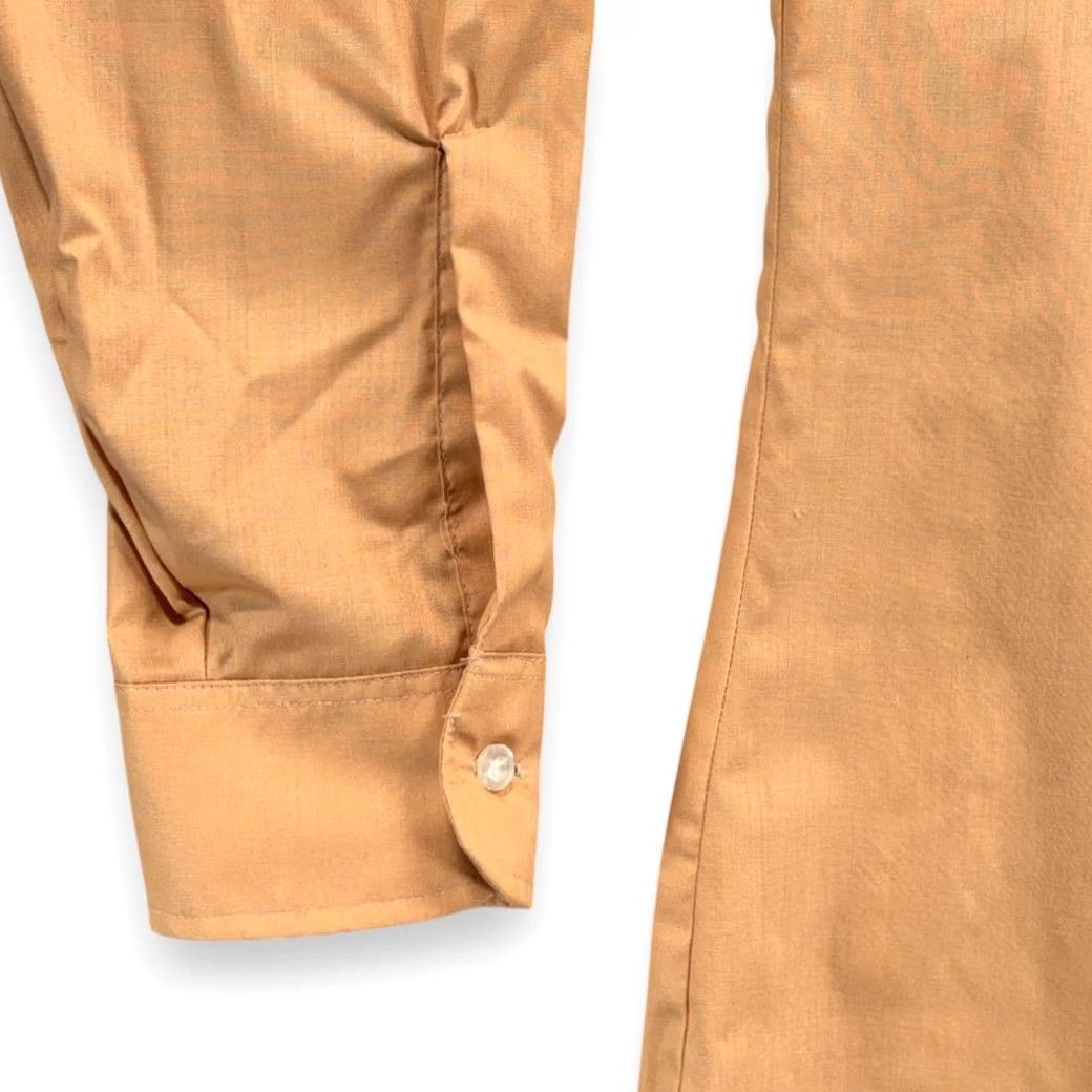 Van Heusen VINTAGE Van Heusen Shirt Men Brown 70s Century Dacron Button-Up Long Sleeve Size US M / EU 48-50 / 2 - 7 Thumbnail