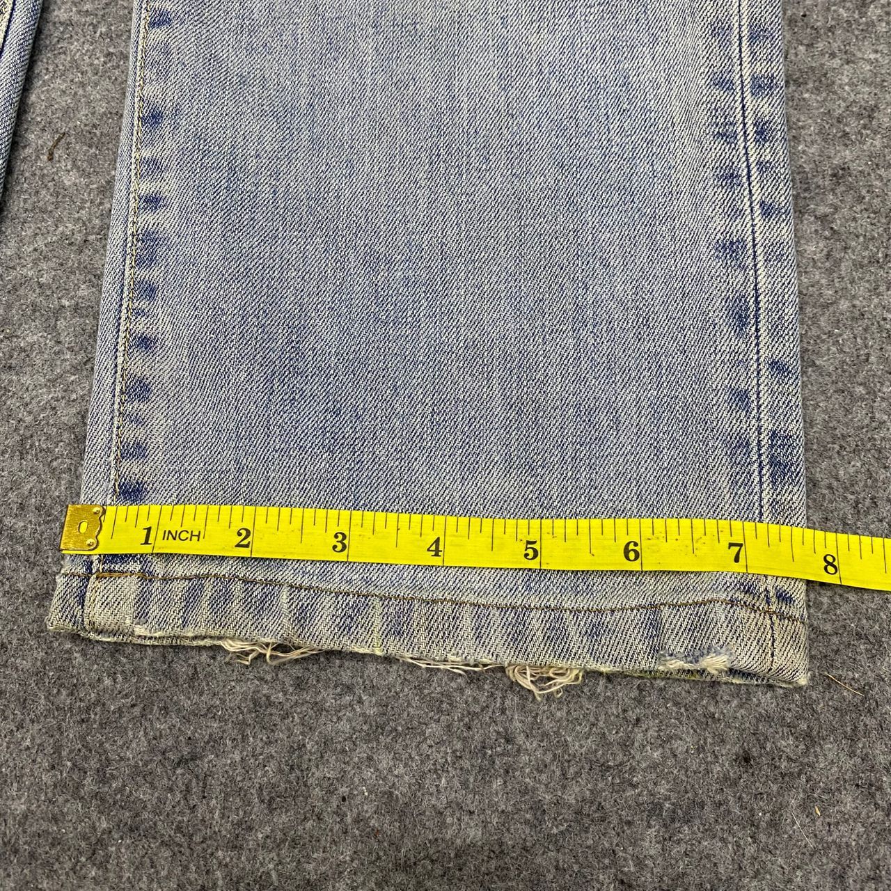 Japanese Brand Vintage Uniqlo Distressed Denim Kurt Cobain Style Size US 32 / EU 48 - 7 Thumbnail