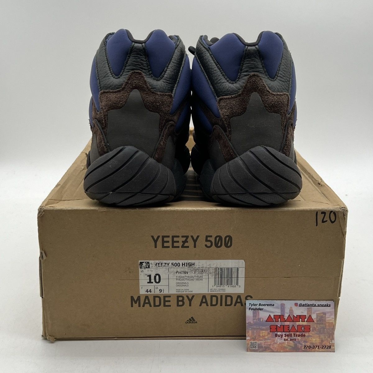 Adidas Yeezy 500 high Tyrian Size US 10 / EU 43 - 3 Thumbnail