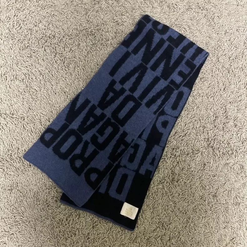 Vivienne Westwood Vivienne Westwood Blue and black lettering on the scarf Size ONE SIZE - 1 Thumbnail