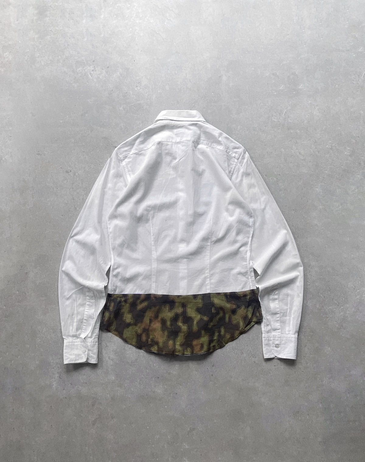 Dries Van Noten Kendrick lemar Dries van noten white camouflage button shirt Size US S / EU 44-46 / 1 - 3 Thumbnail