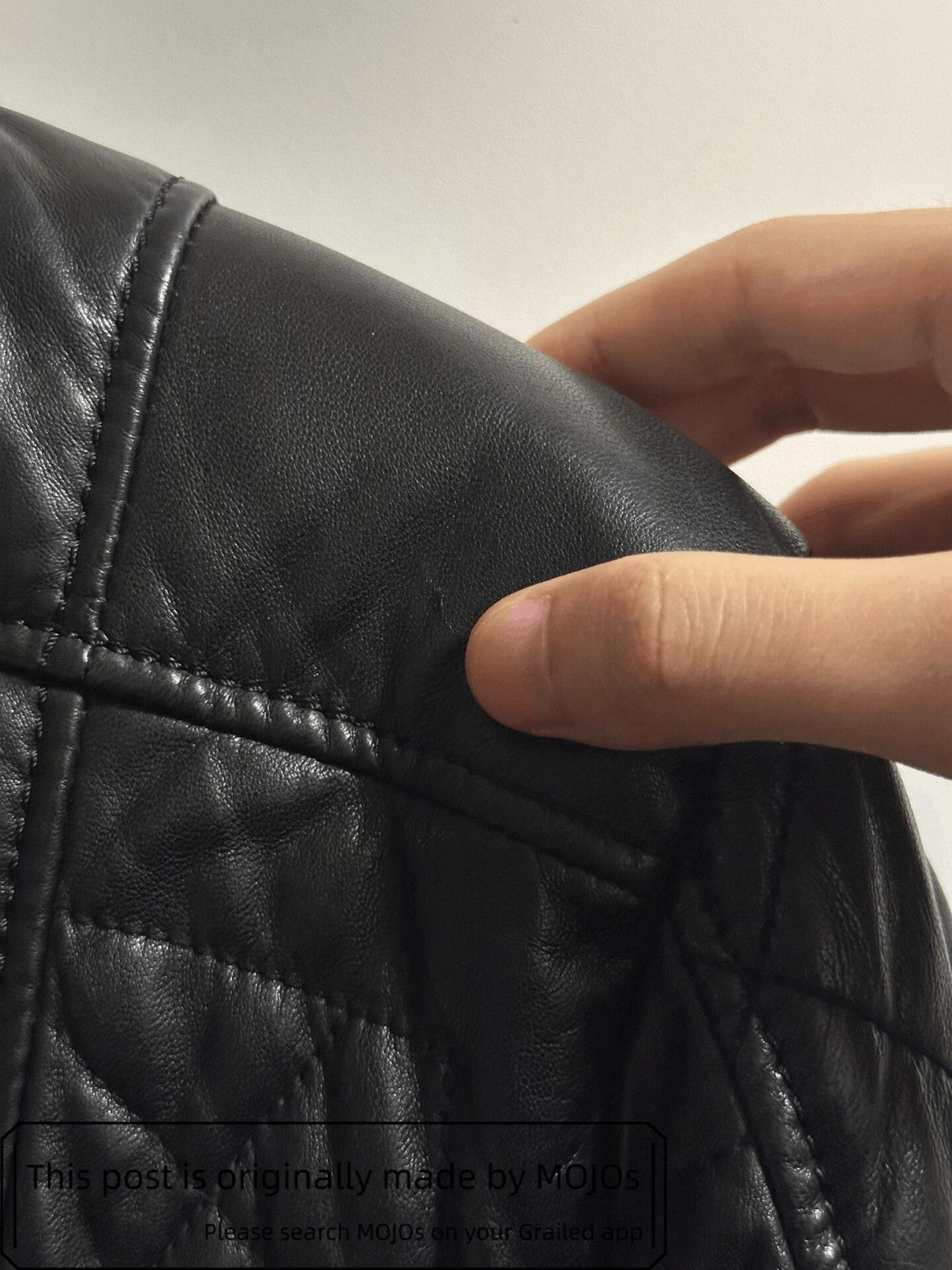 Balmain Sz 46 Balmain Padded Leather Bike Jacket mojos3222 Size US S / EU 44-46 / 1 - 2 Thumbnail